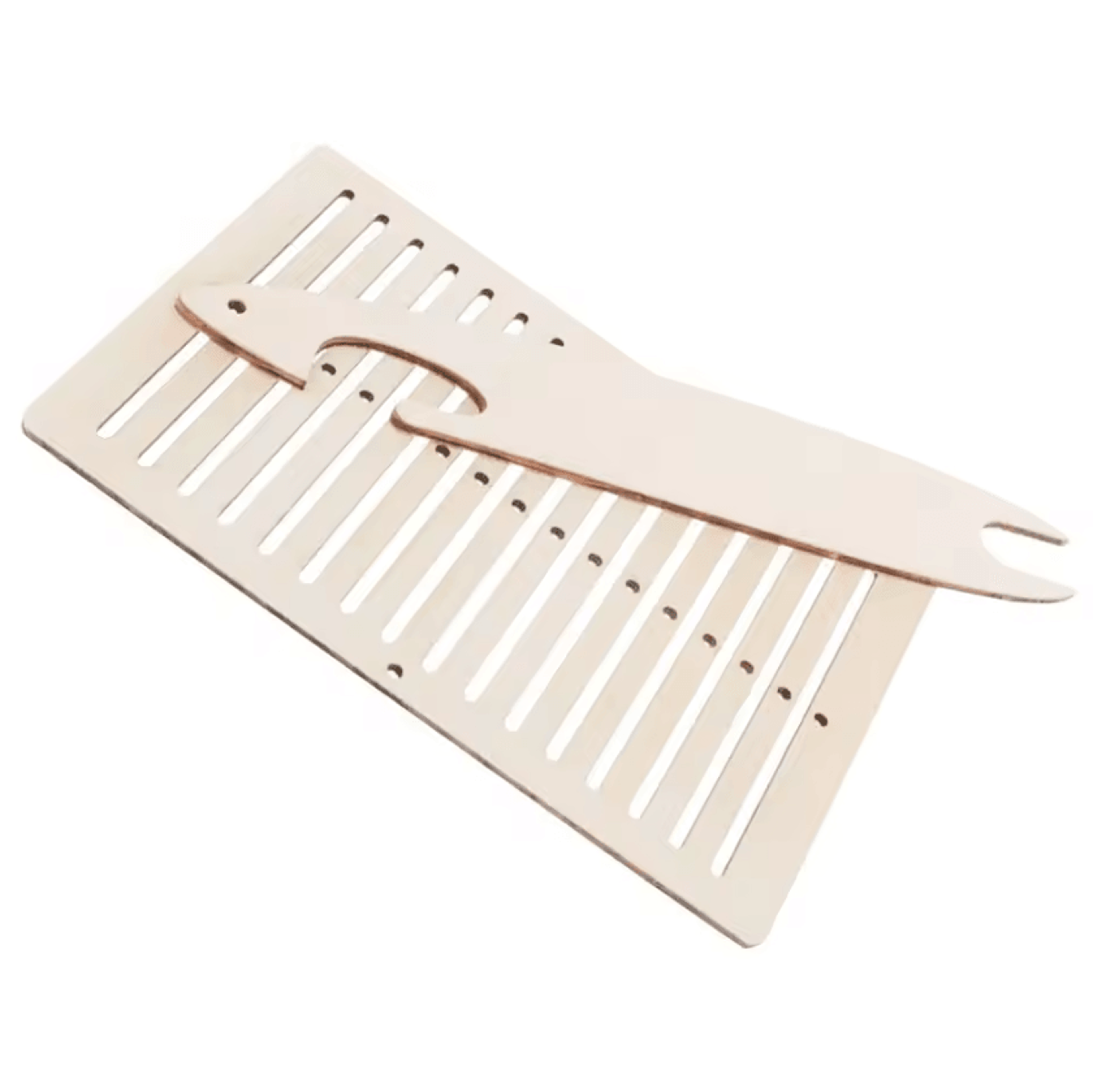 wooden hand weaving loom kit for bracelets, belts and straps