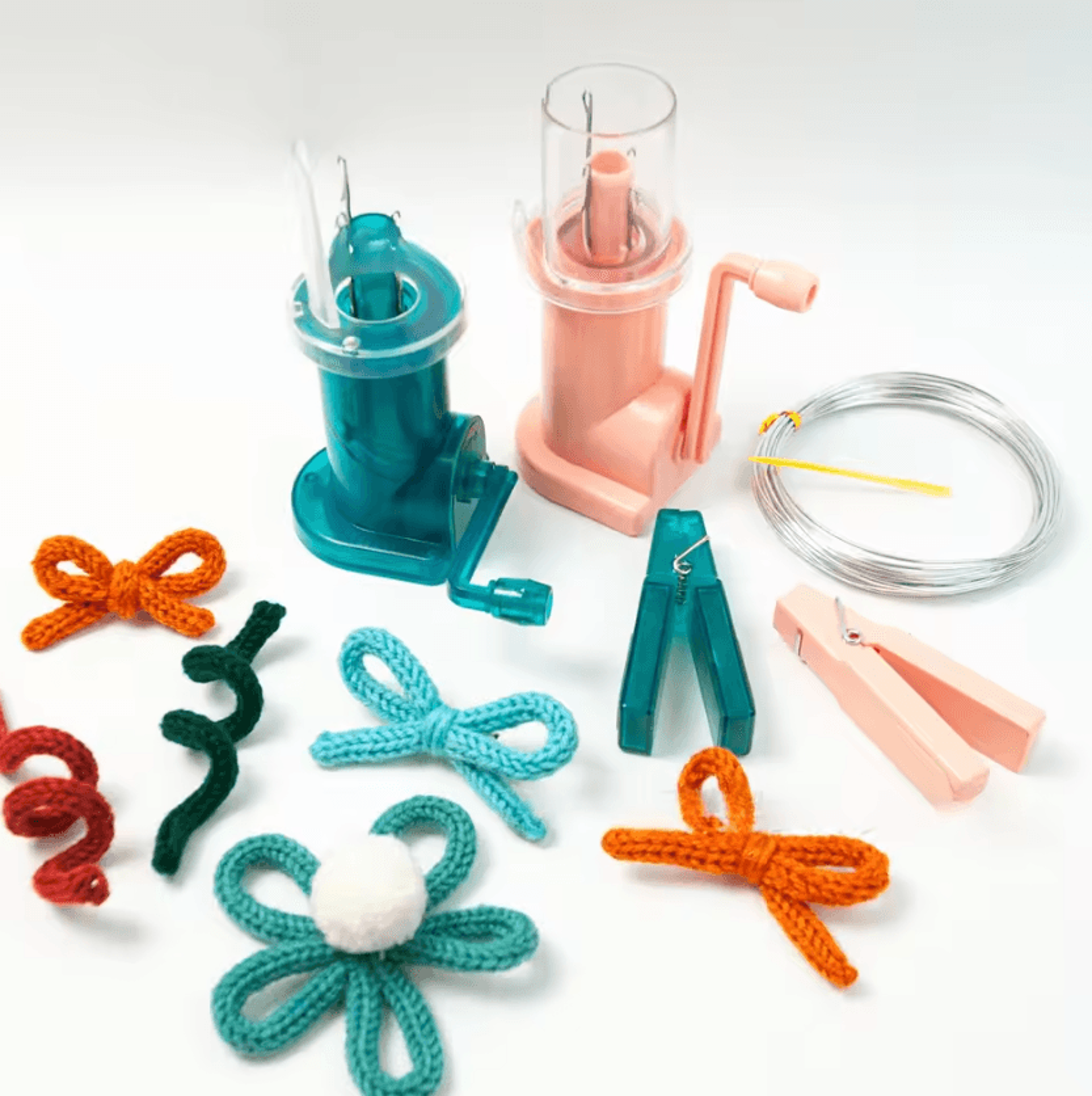 hand cranked rope knitting machine for diy yarn crafts