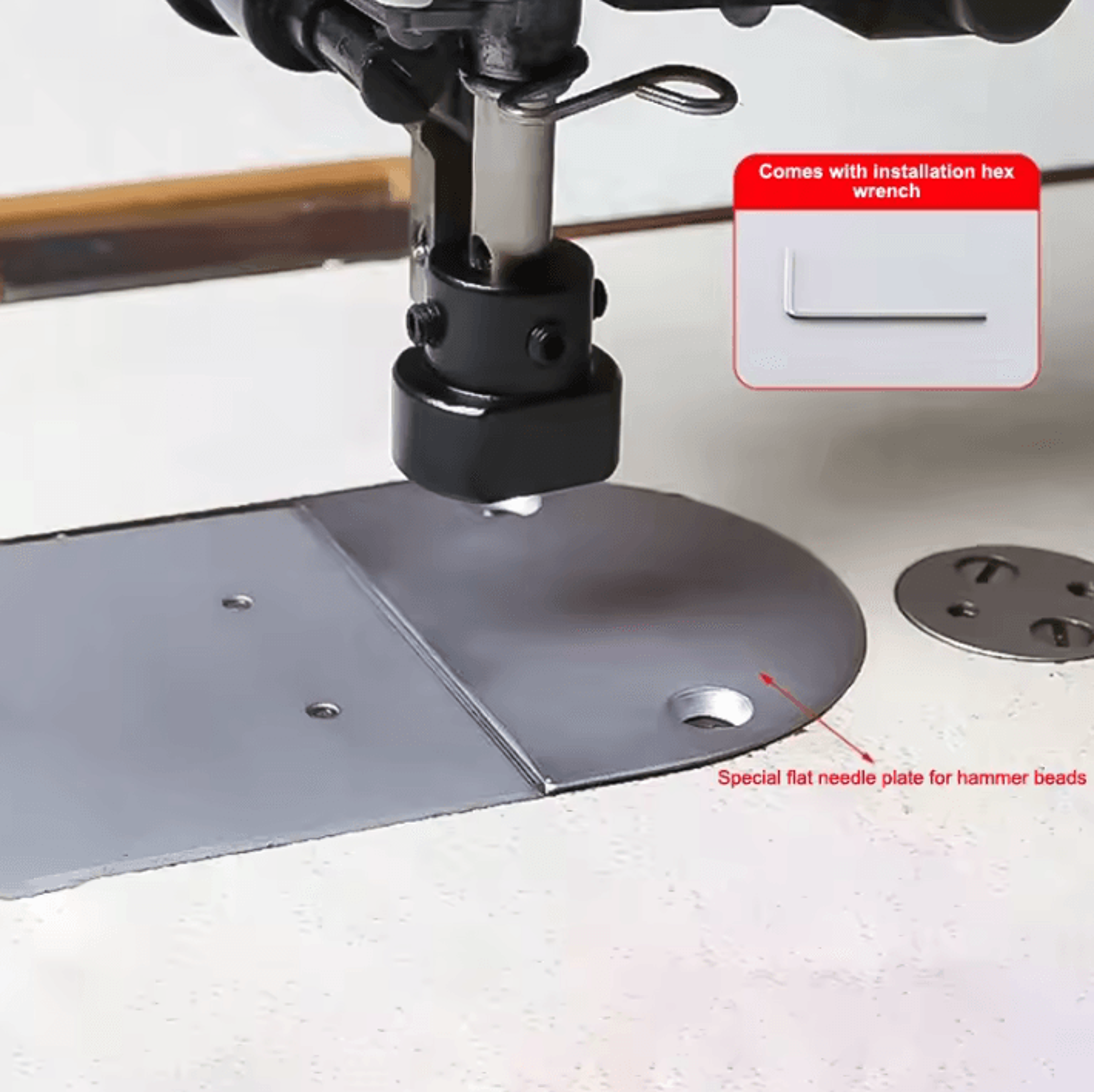 steel hammer bead tool set for industrial sewing machines
