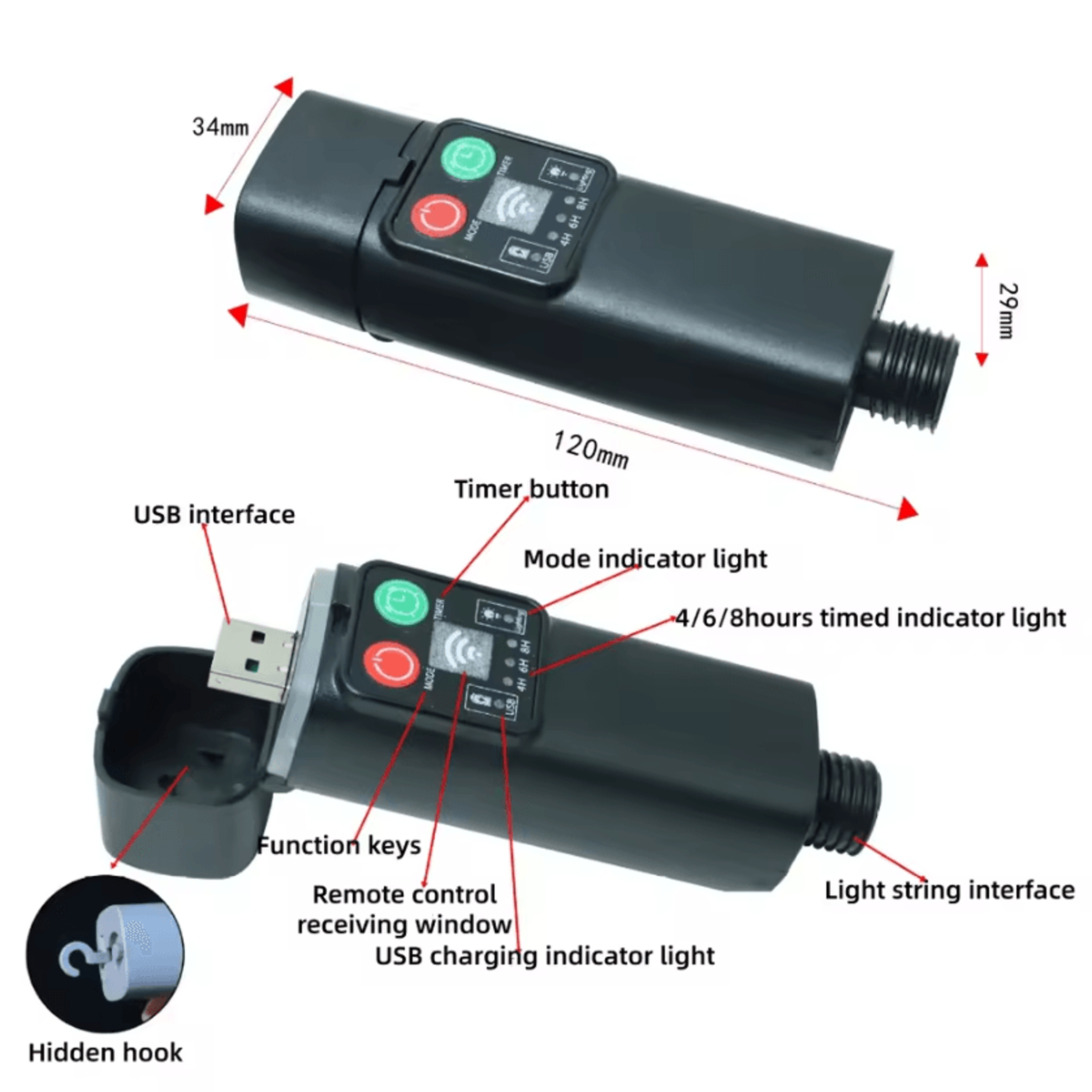g40 solar usb globe string lights 10 25 bulbs