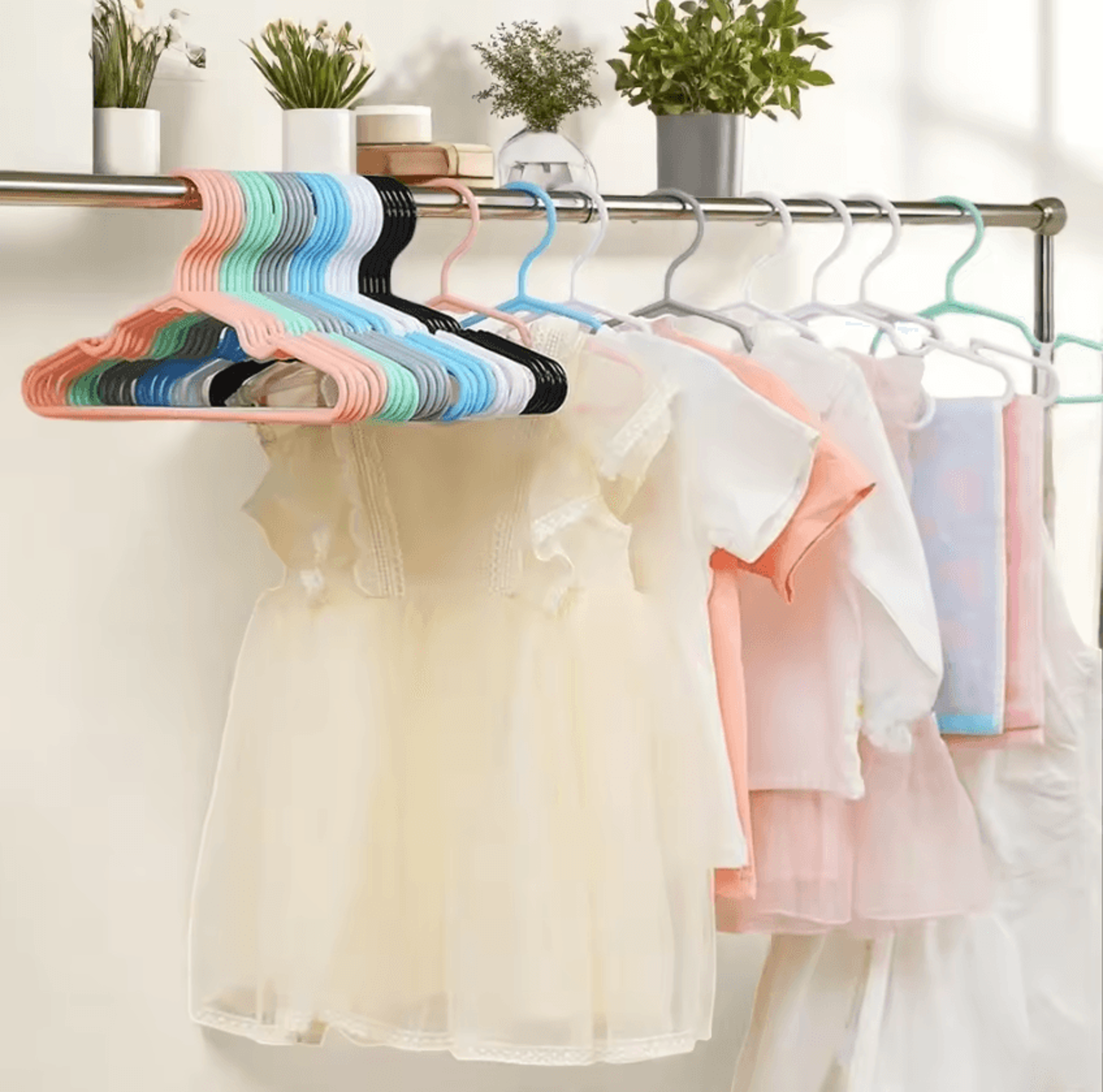non slip space saving heavy duty clothes hangers