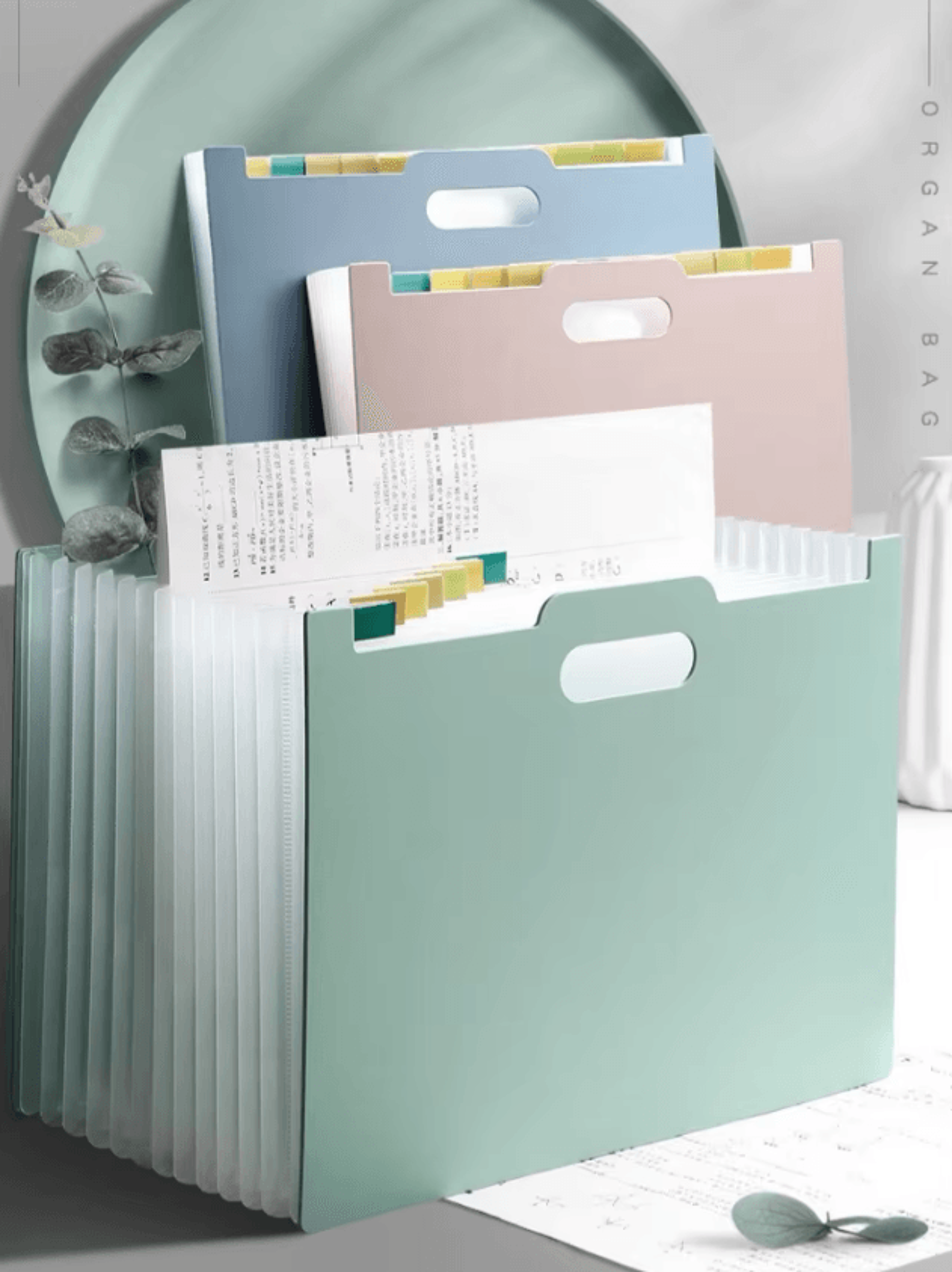 13 pocket expandable accordion file organizer for a4 and letter documents