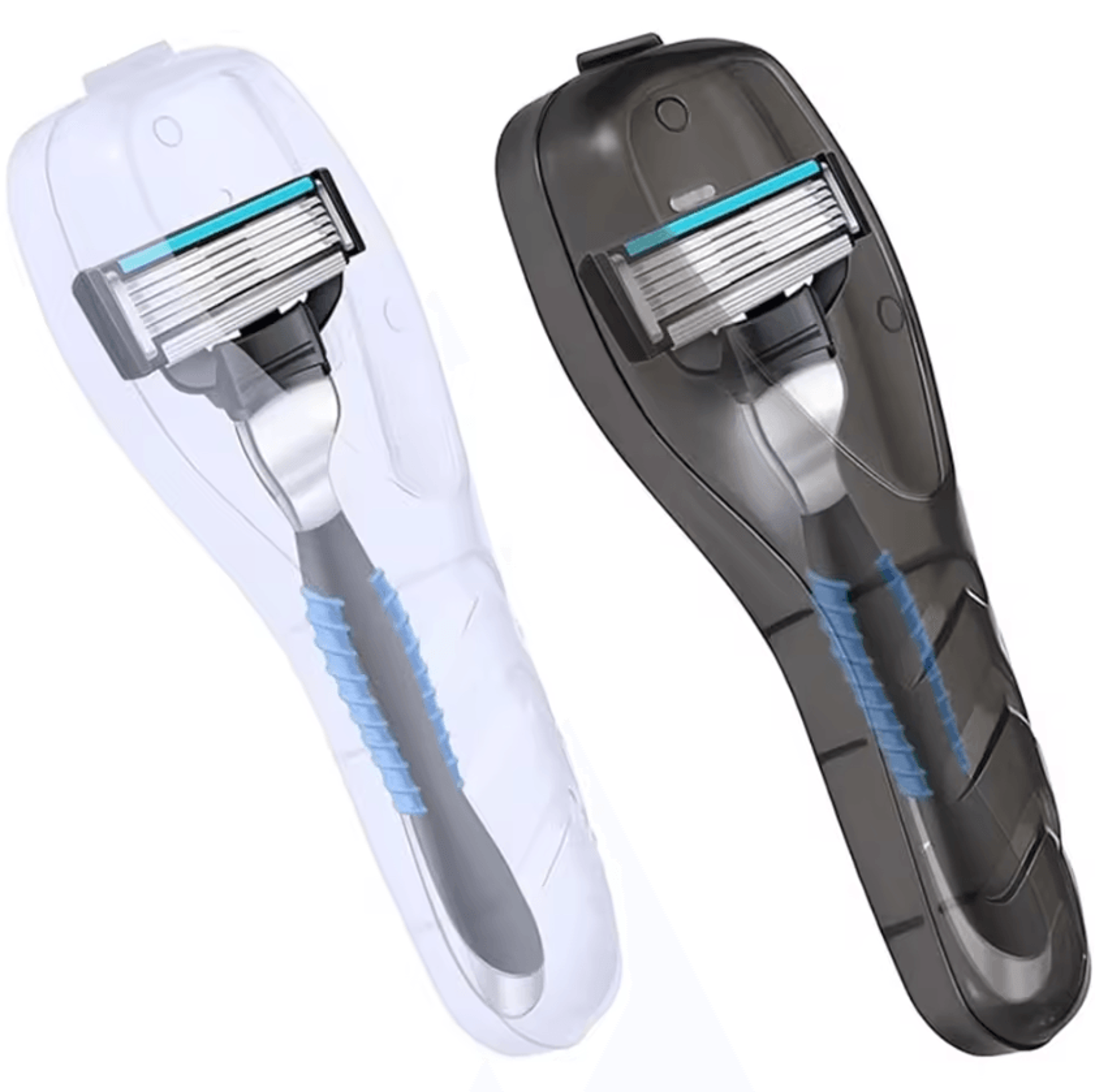 clear portable travel razor protector case