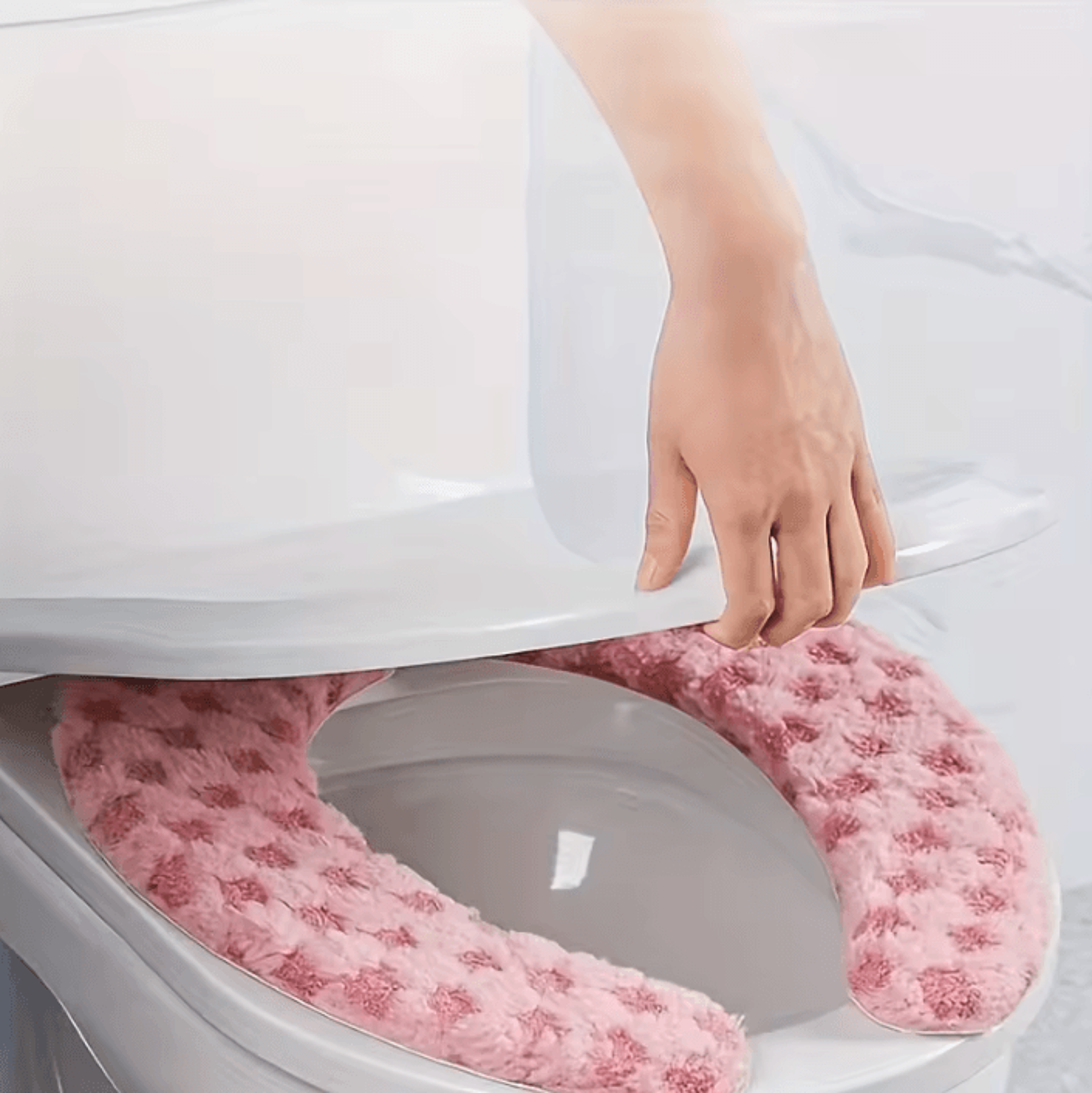 warm washable sticky toilet seat cushion cover