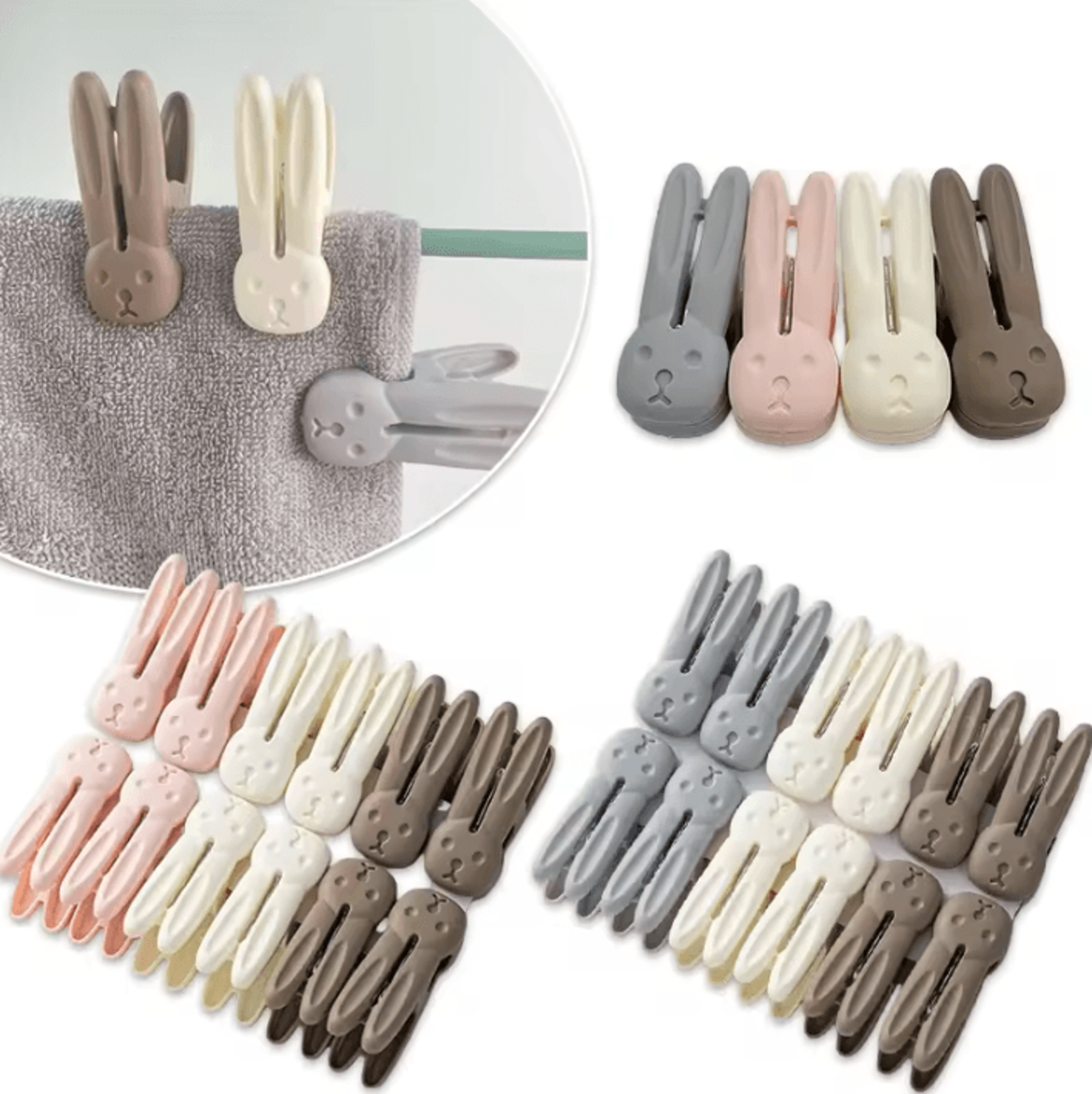 12pcs heavy duty windproof clothes pins for laundry