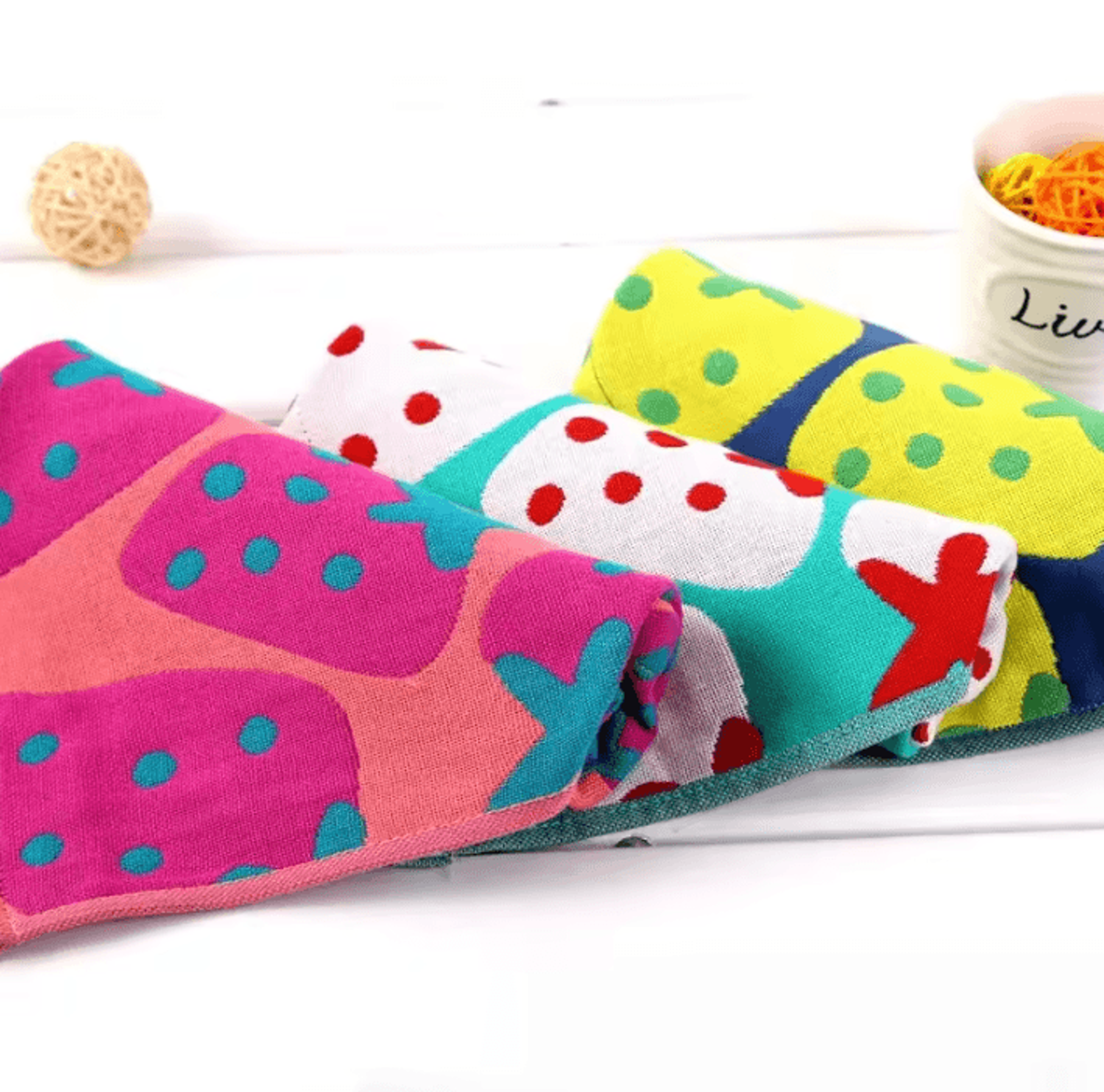 soft pure cotton square face and hand towel