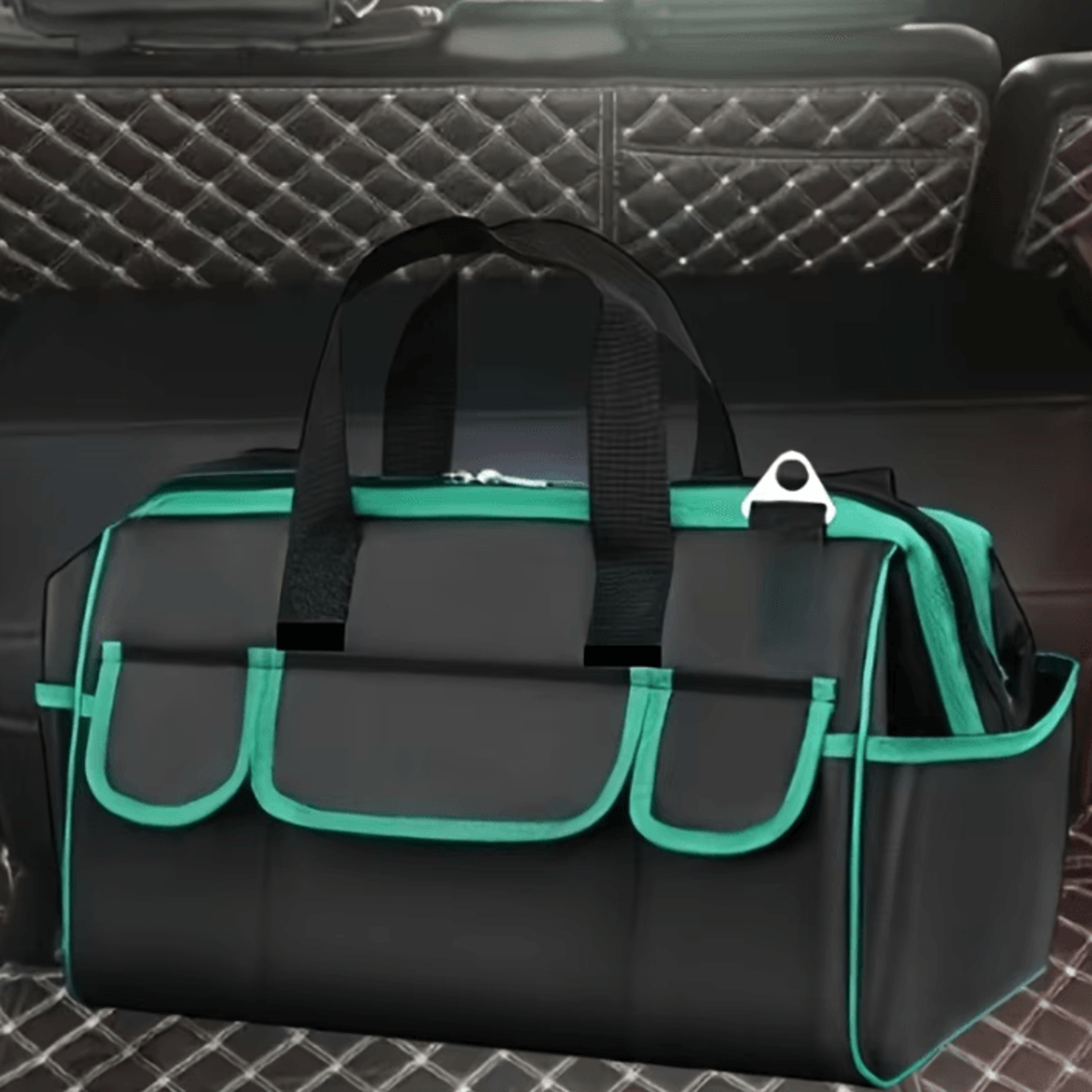 heavy duty wide mouth tool bag with zipper