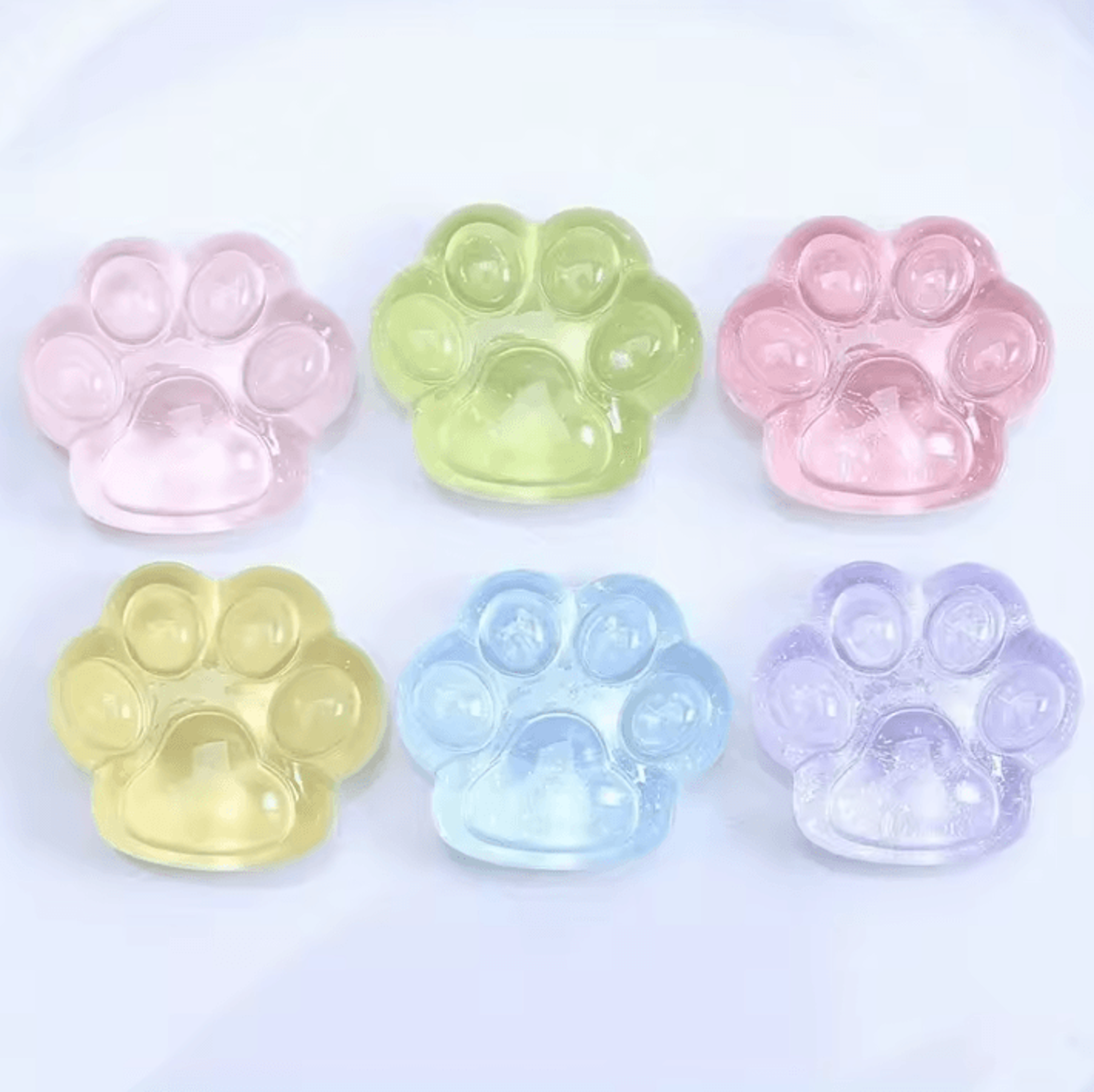 mini resin cat paw decorations for dollhouse and fairy garden