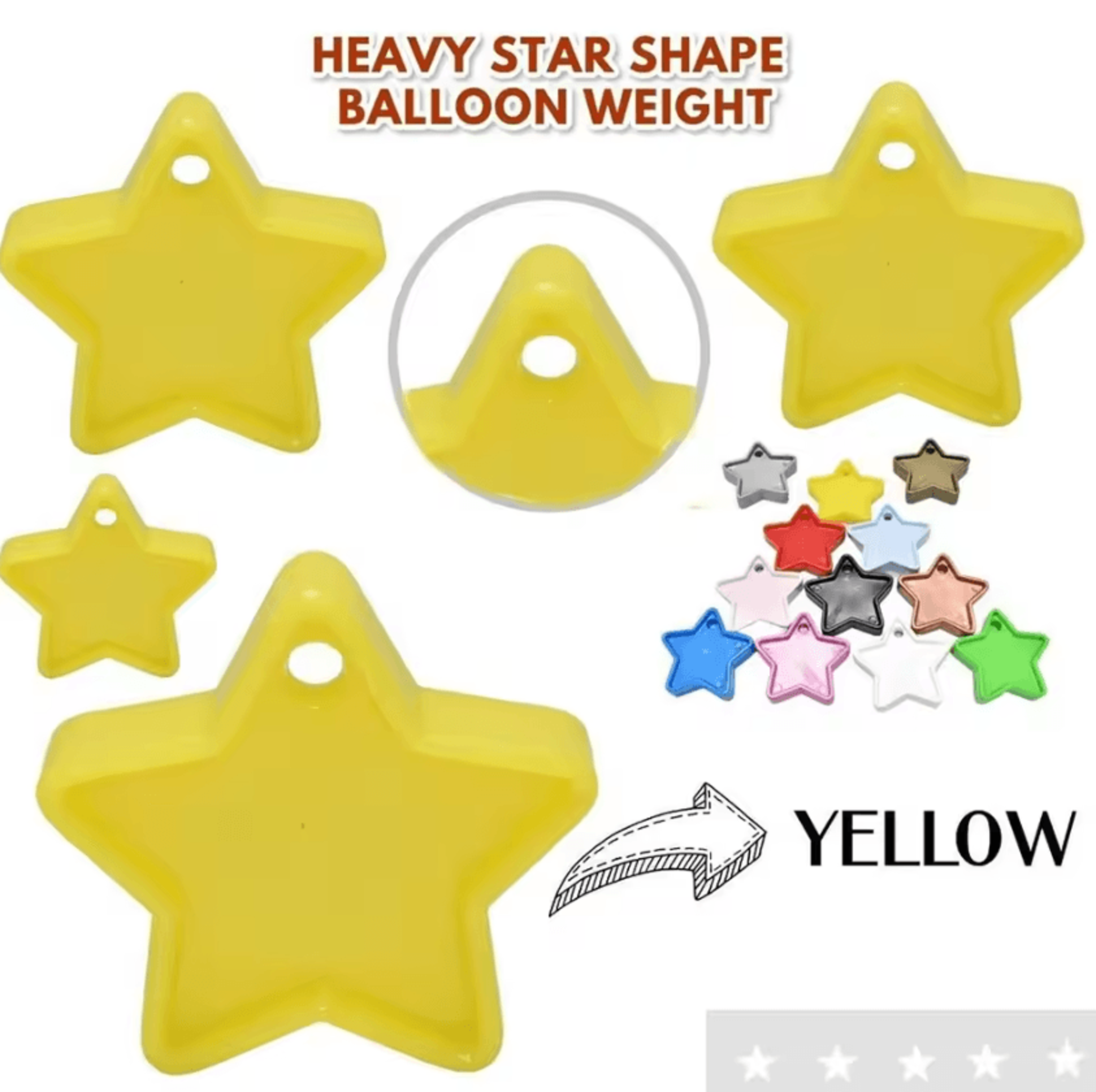 reusable aluminum foil balloon weight for party decorations