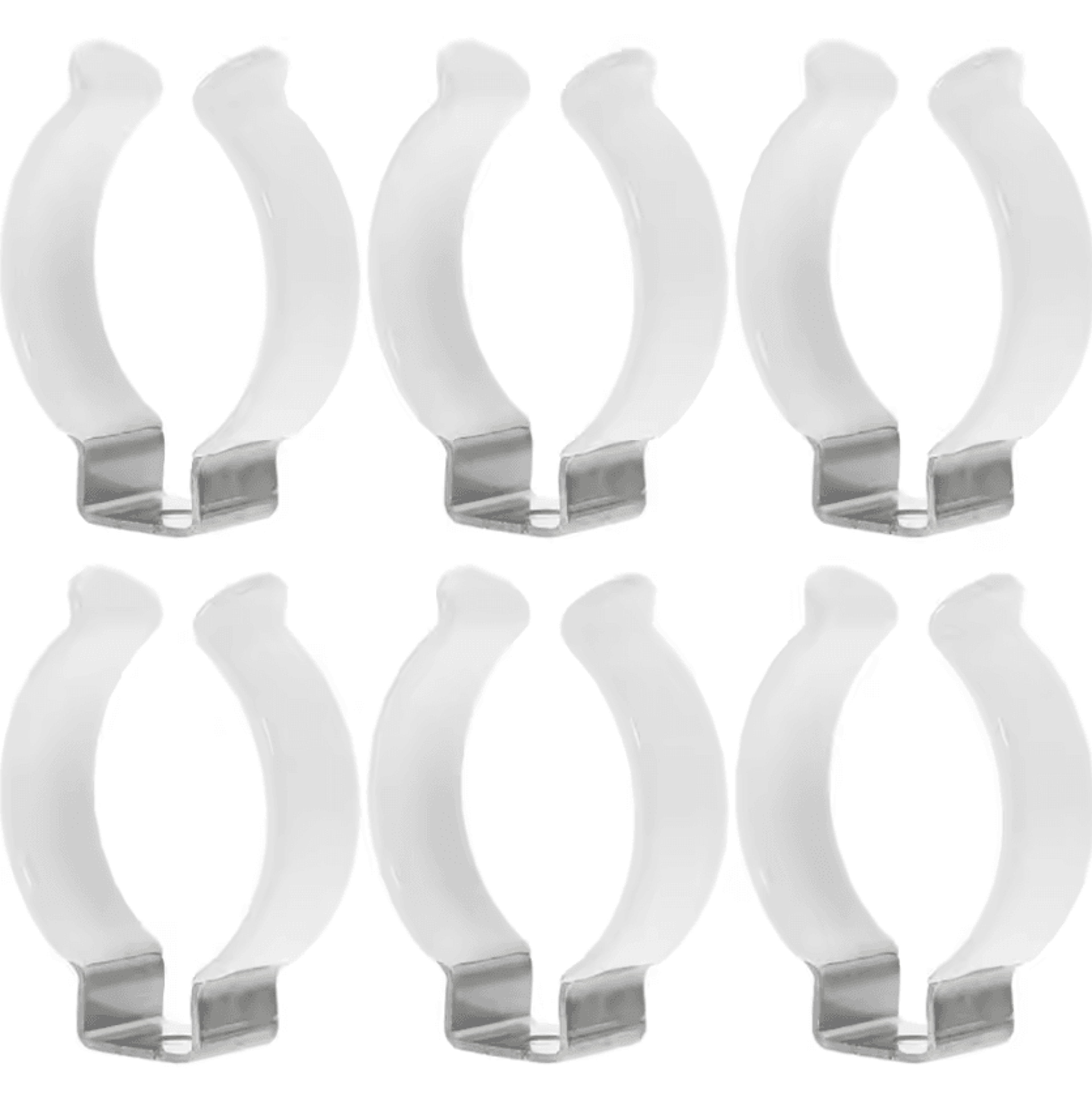 5pcs rubber protected spring terry clips