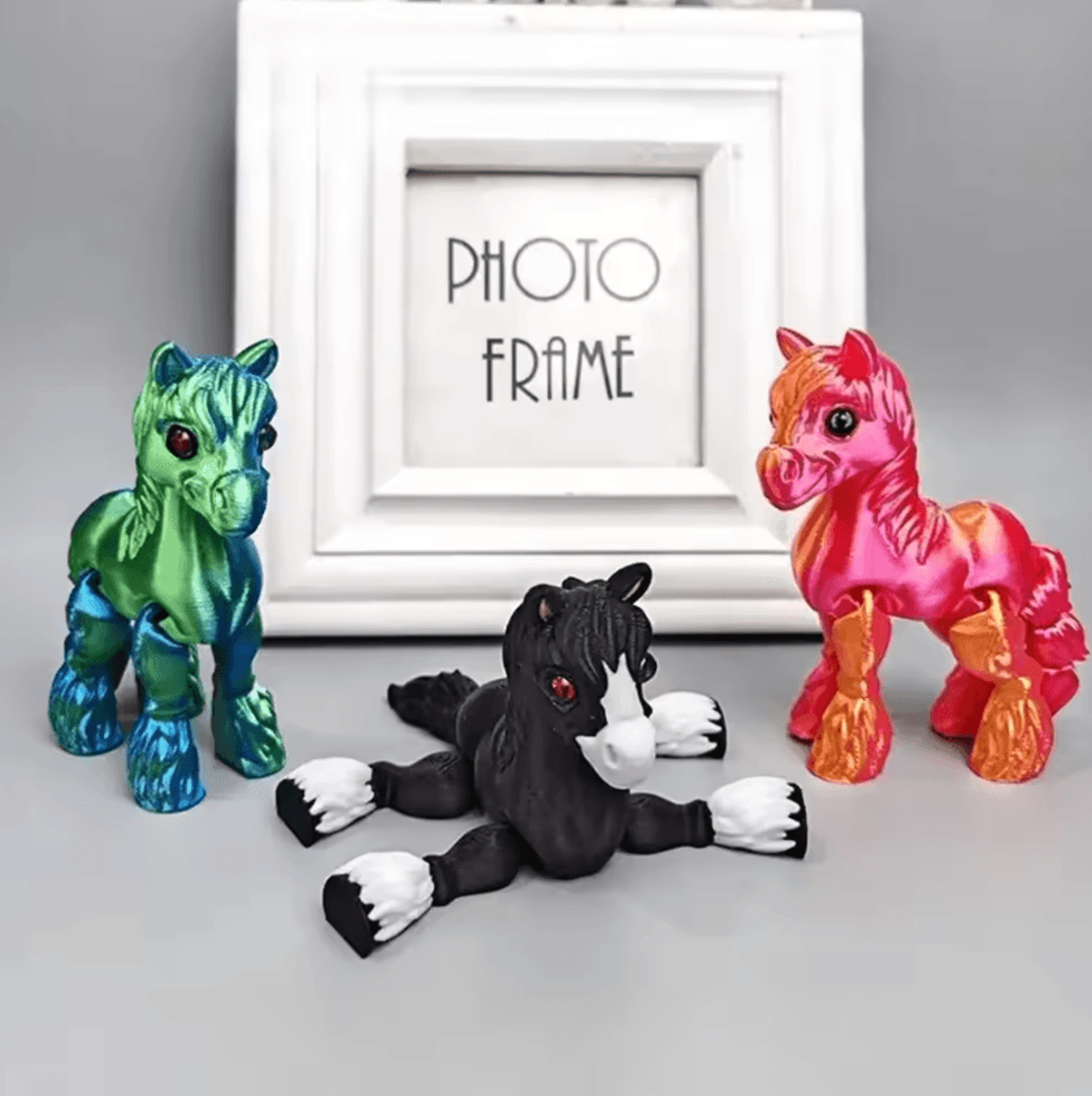 3d printed articulated horse sensory fidget toy