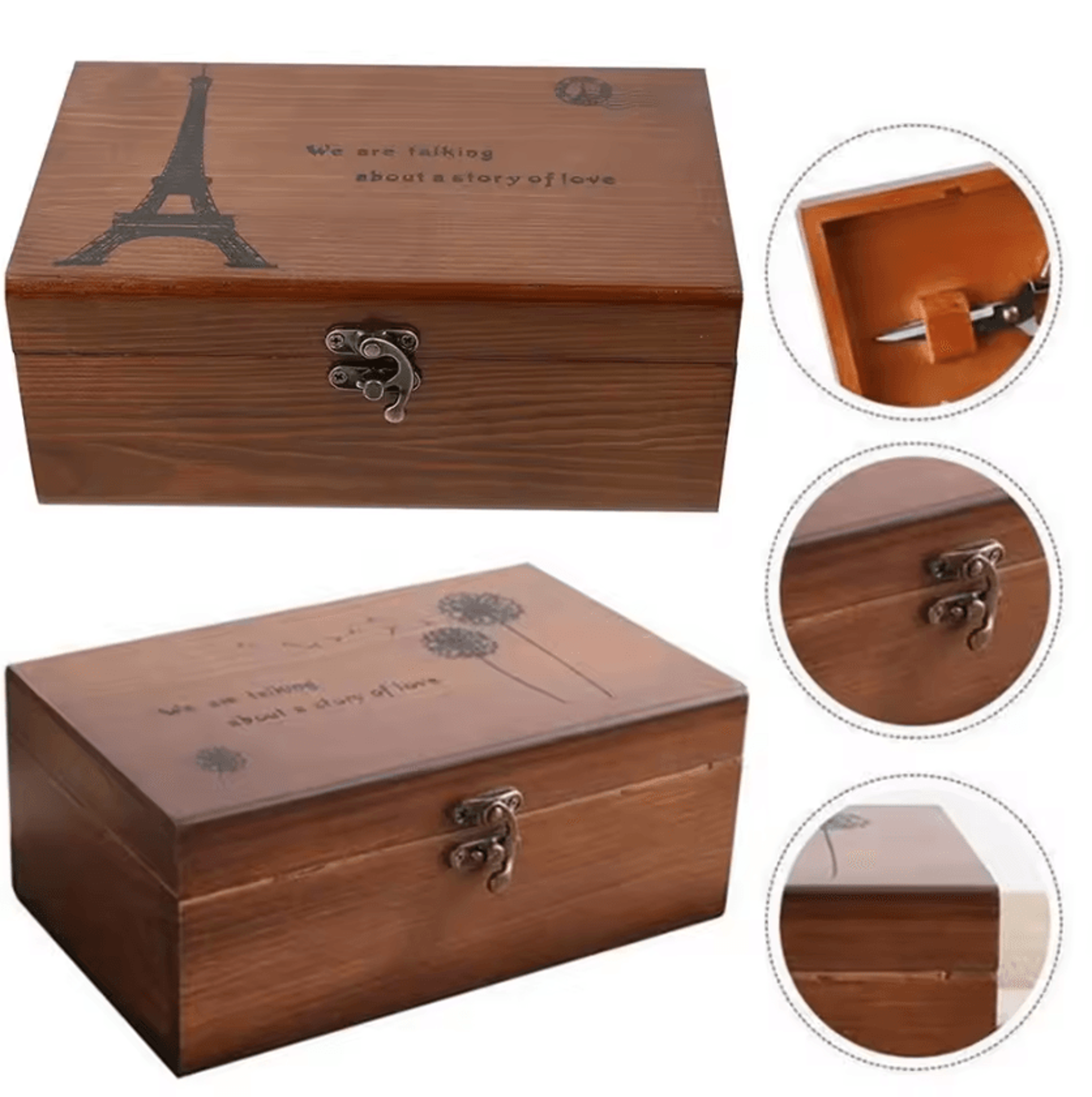 vintage wooden sewing box needle and thread organizer