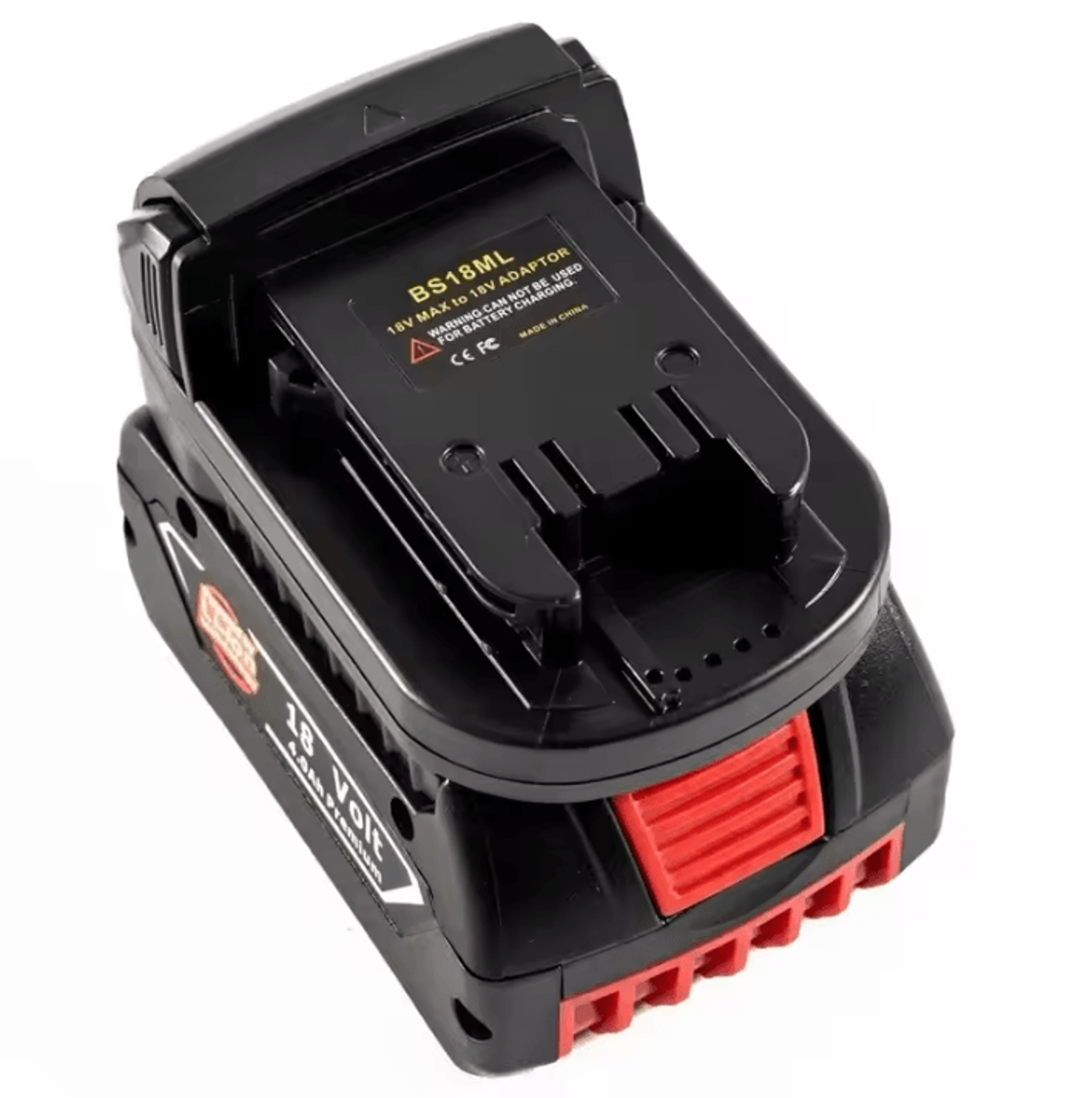 bs18ml 18v battery adapter for bosch to milwaukee tools