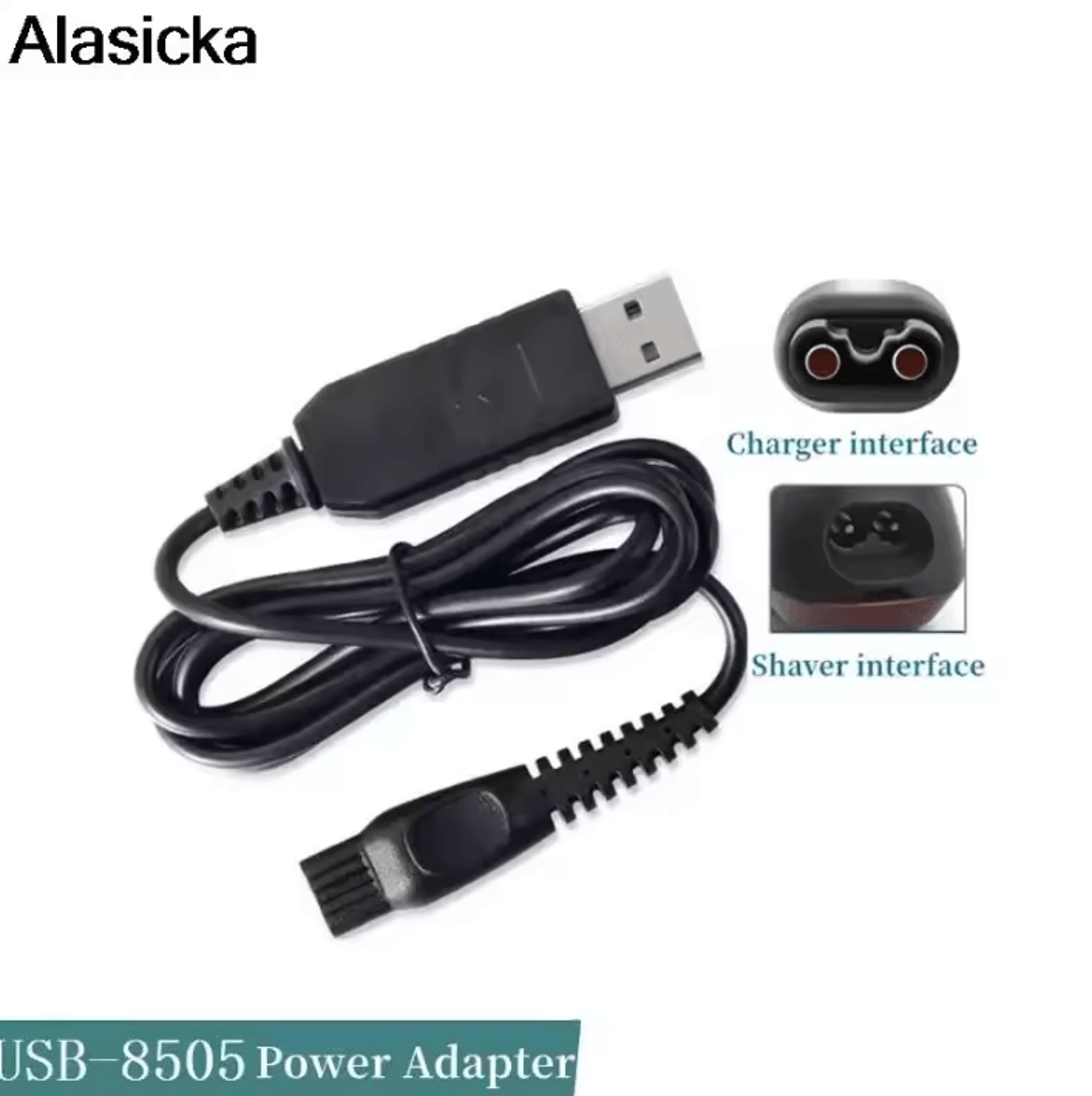 hq8505 15v usb charger cable for philips electric shavers