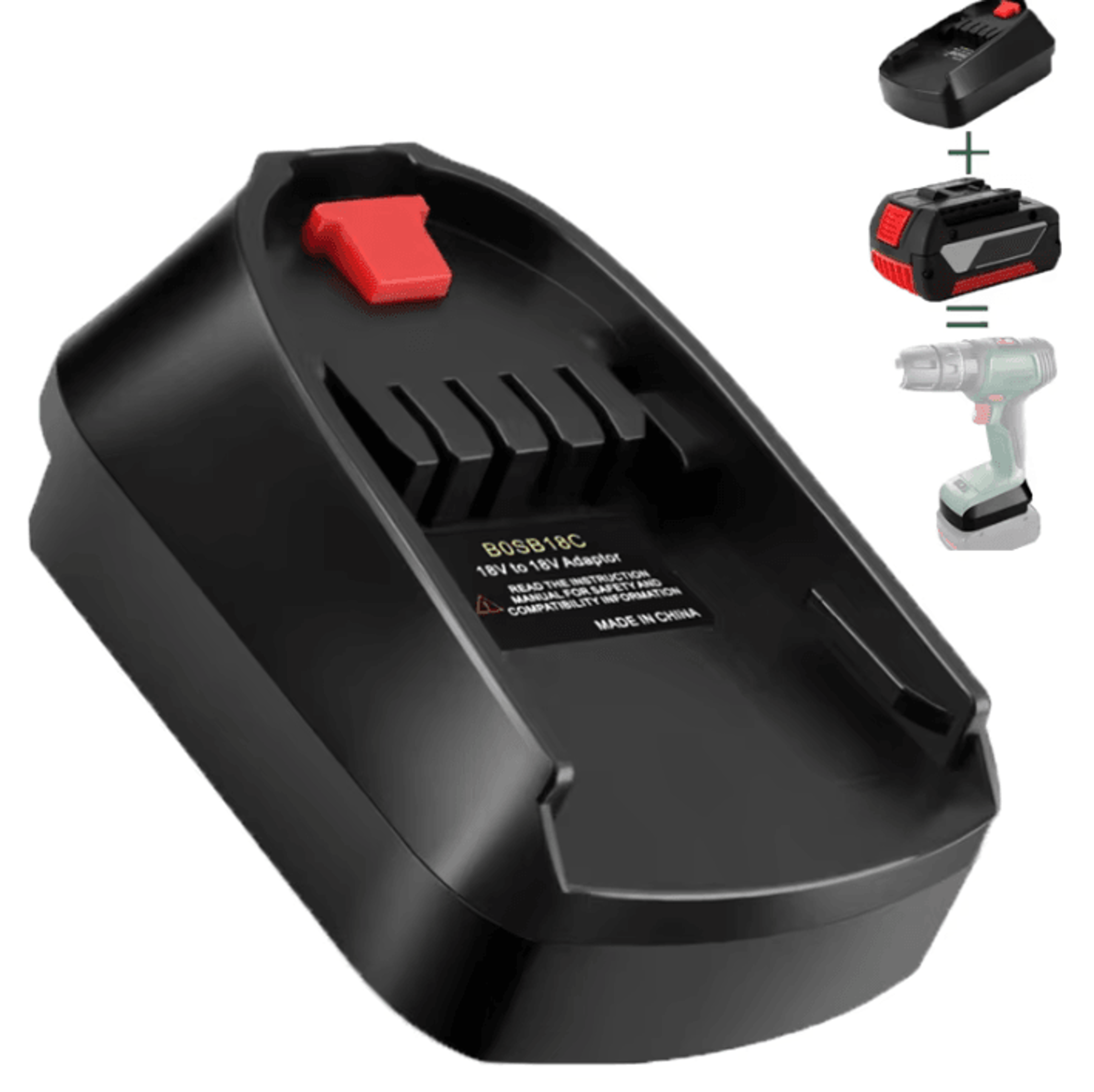 bosb18c battery adapter for bosch 18v power tools