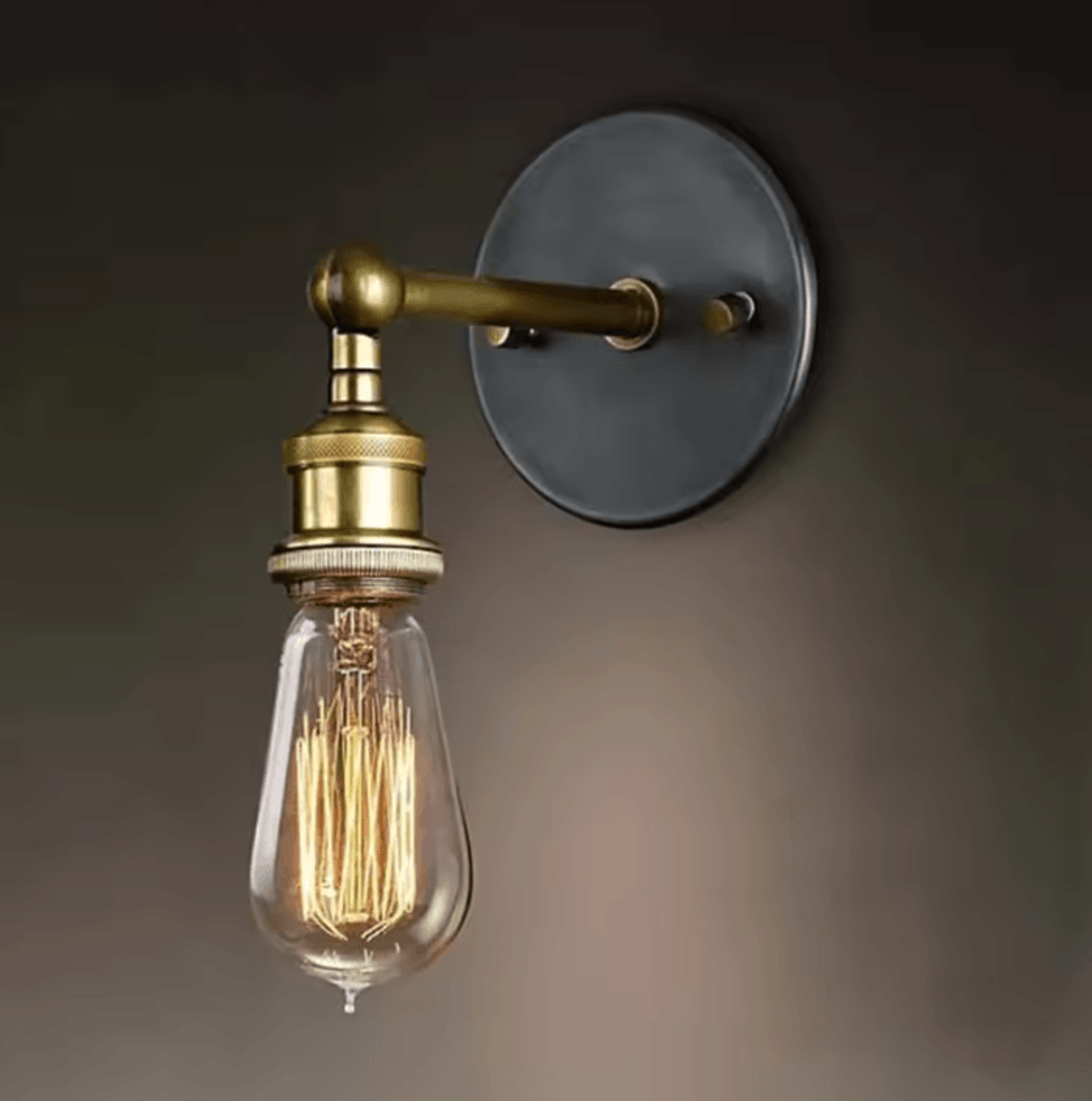 vintage industrial wall sconce e26 e27 retro wall light