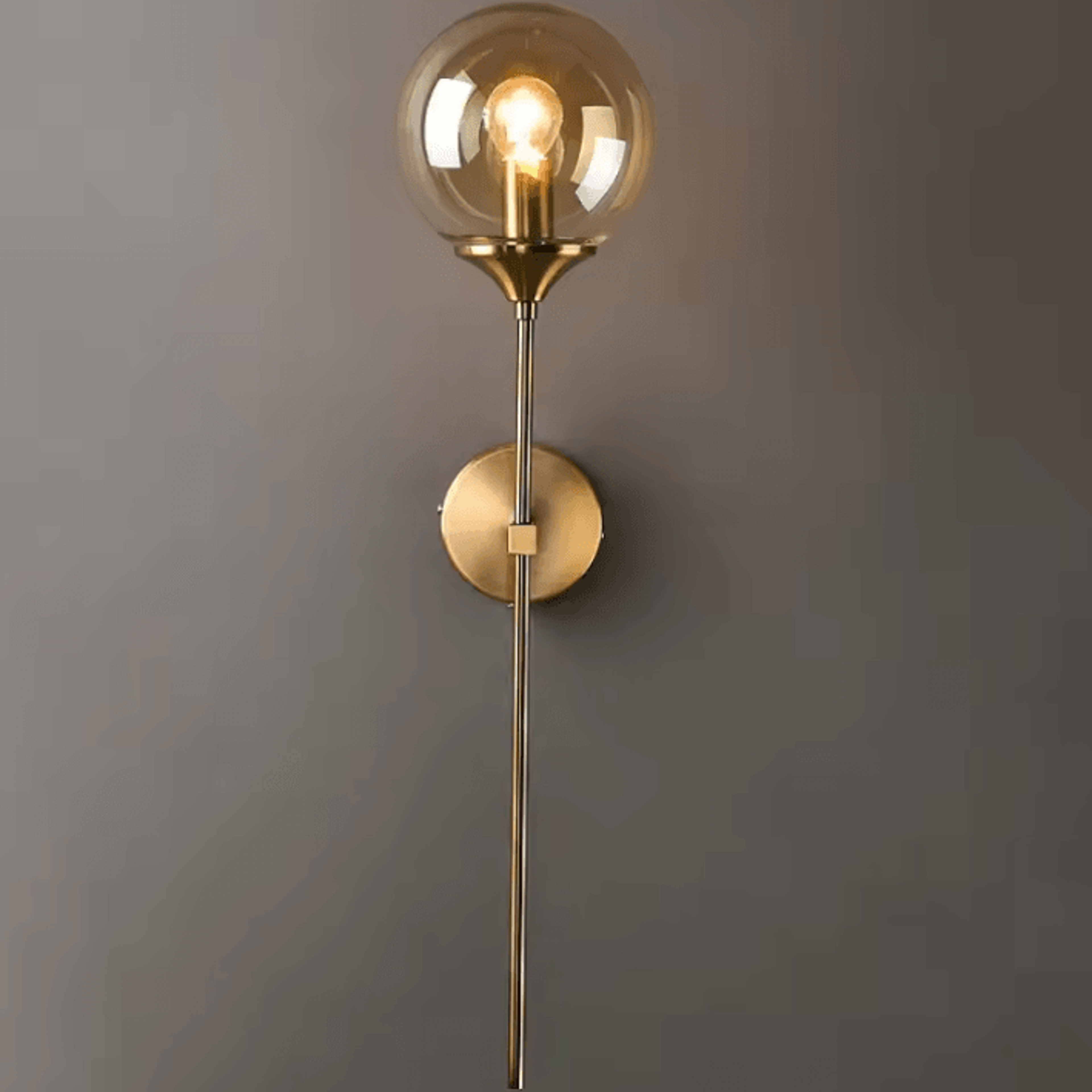 nordic long arm led wall light modern bedside sconce
