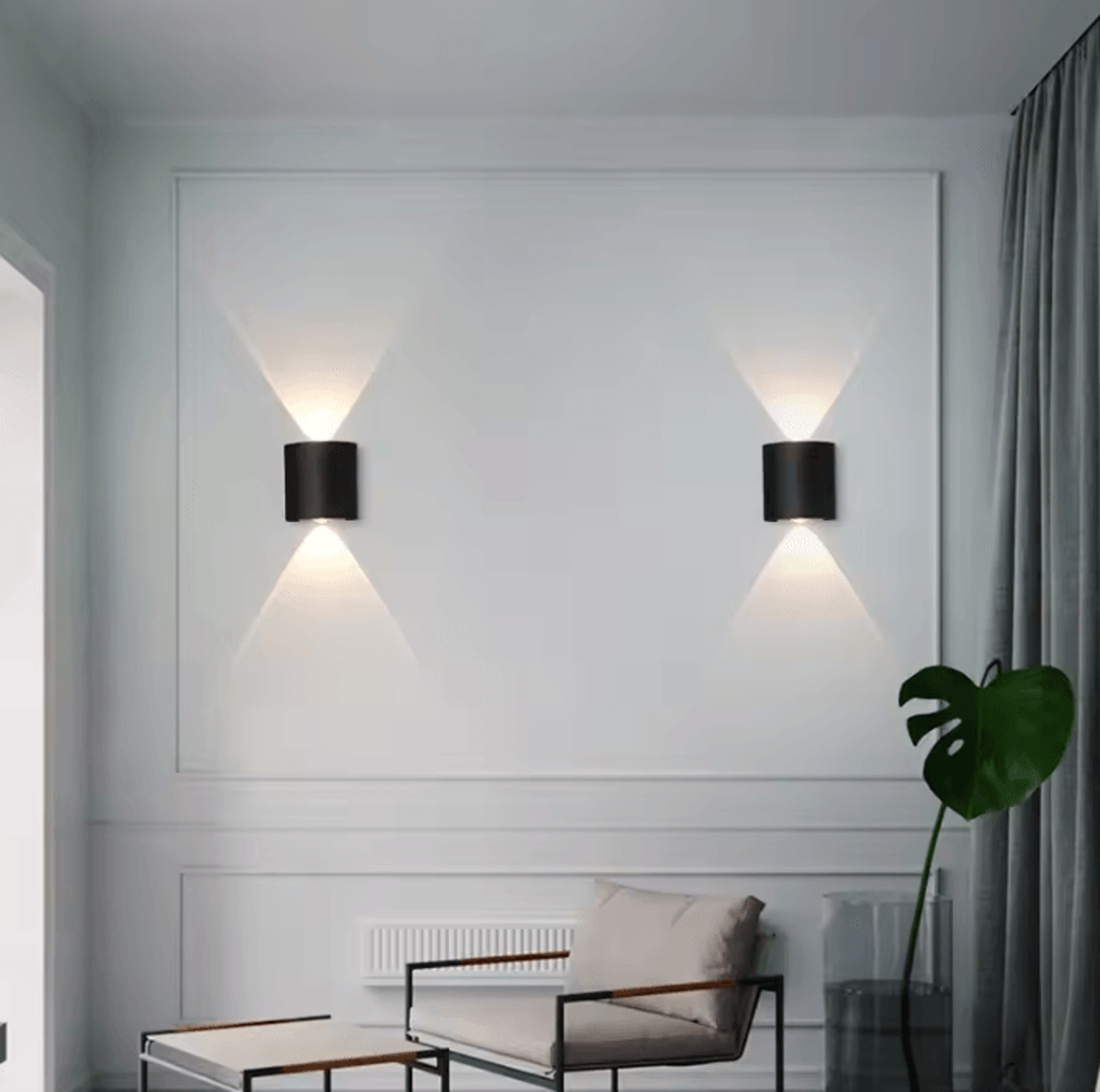 ip65 led wall light 2w 4w indoor outdoor stair lamp