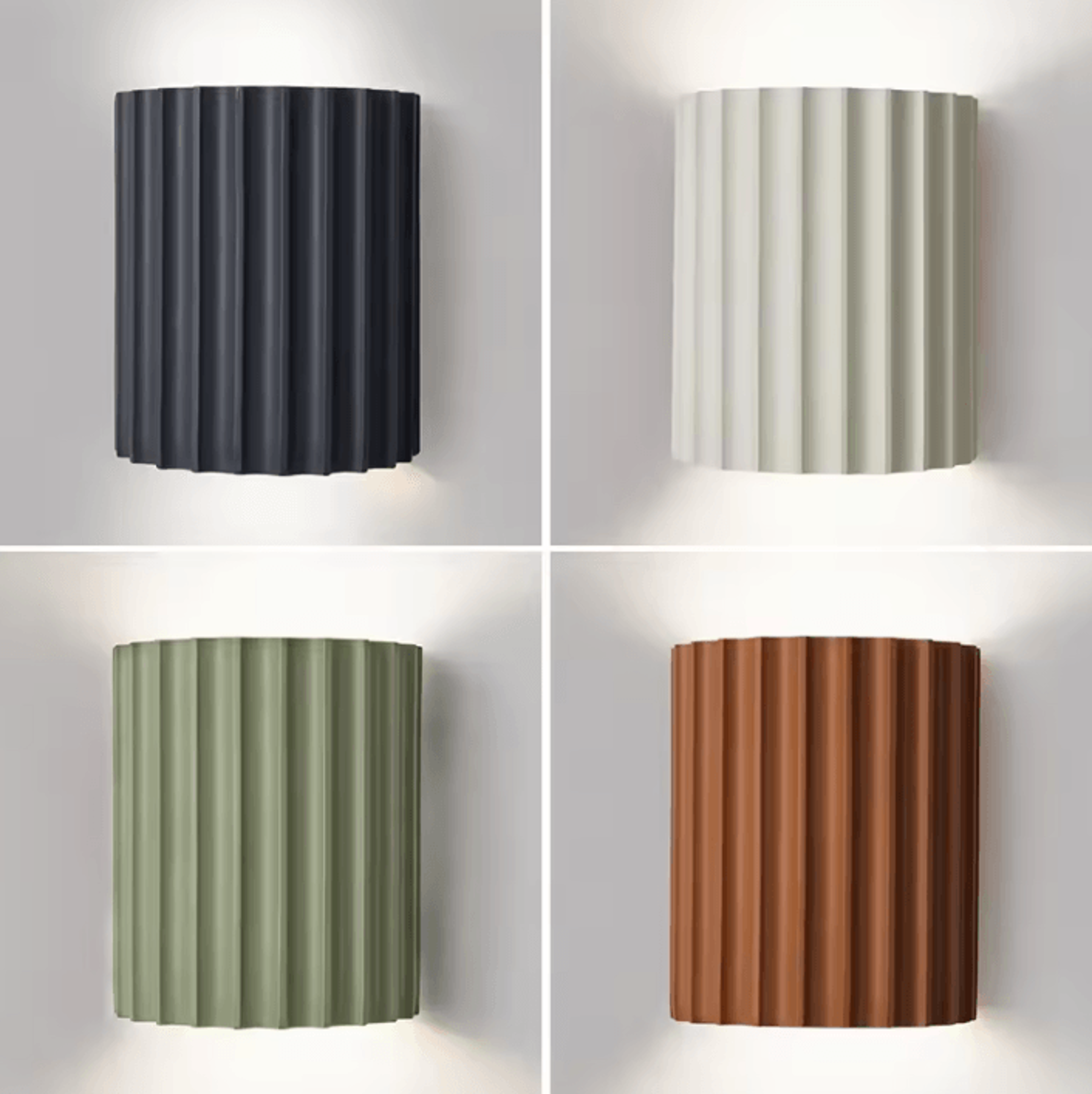 nordic resin wall lamp modern up down bedside sconce