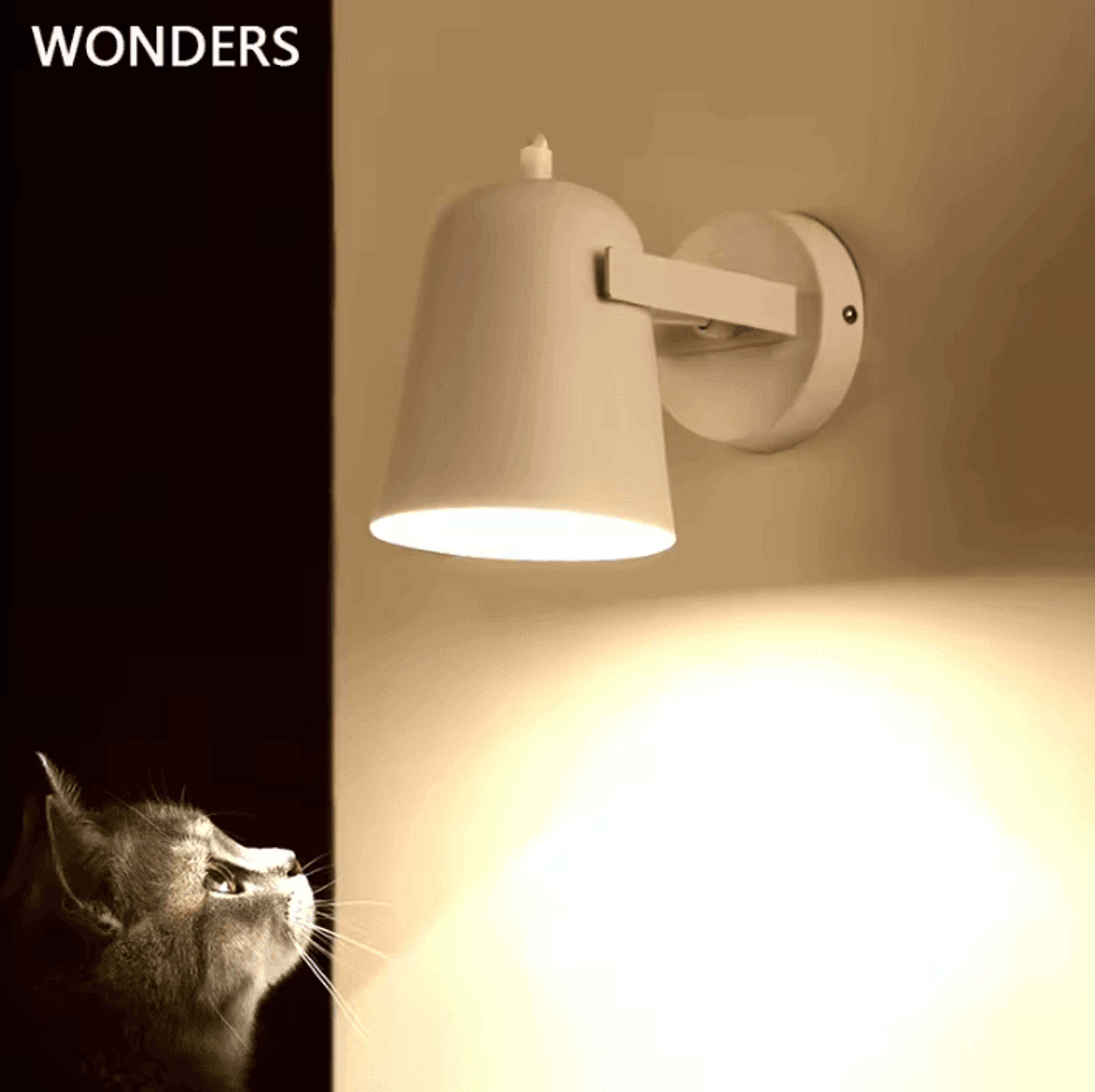 nordic macaron adjustable led wall lamp