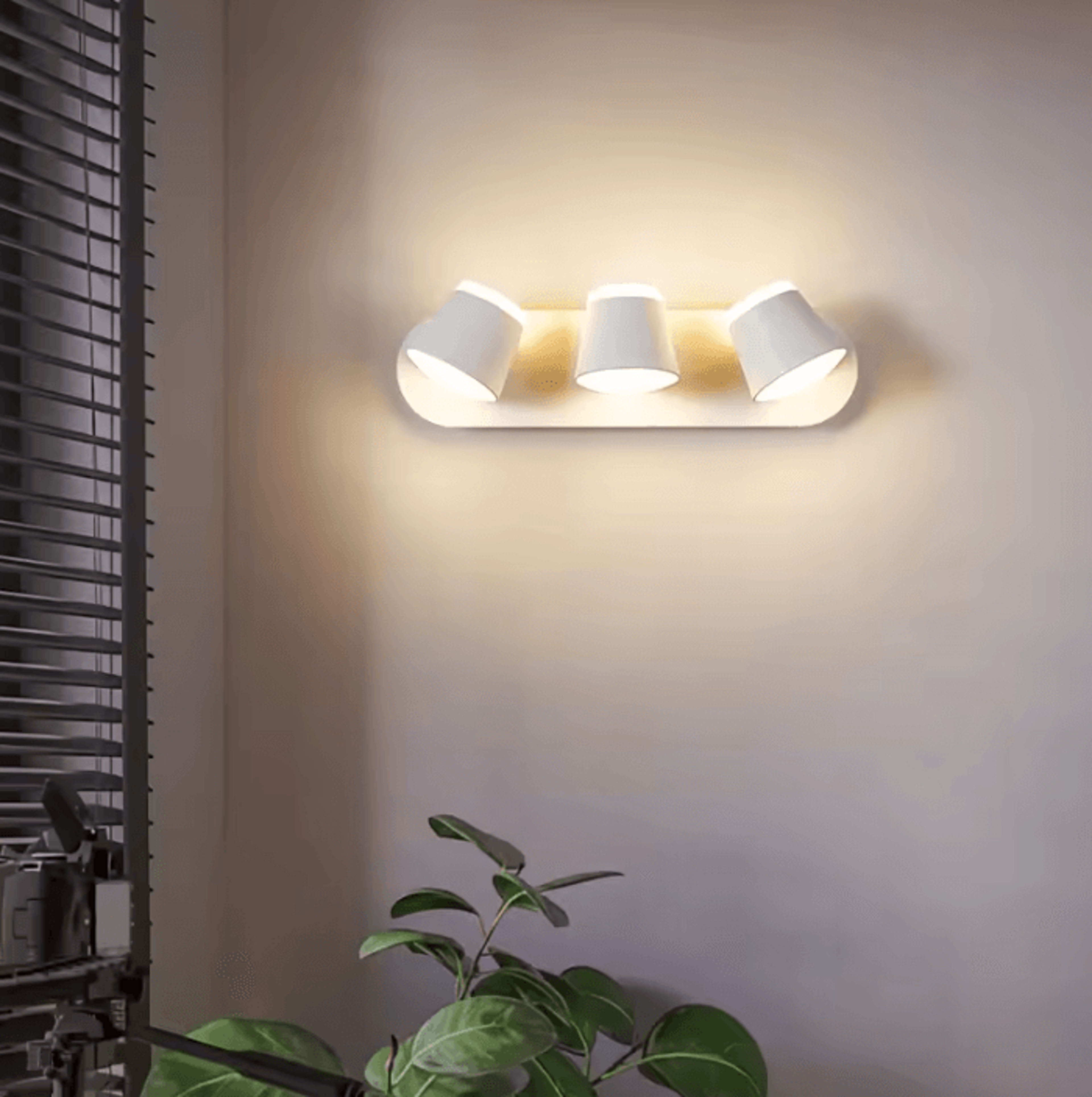 330 degree rotatable modern led up down wall light
