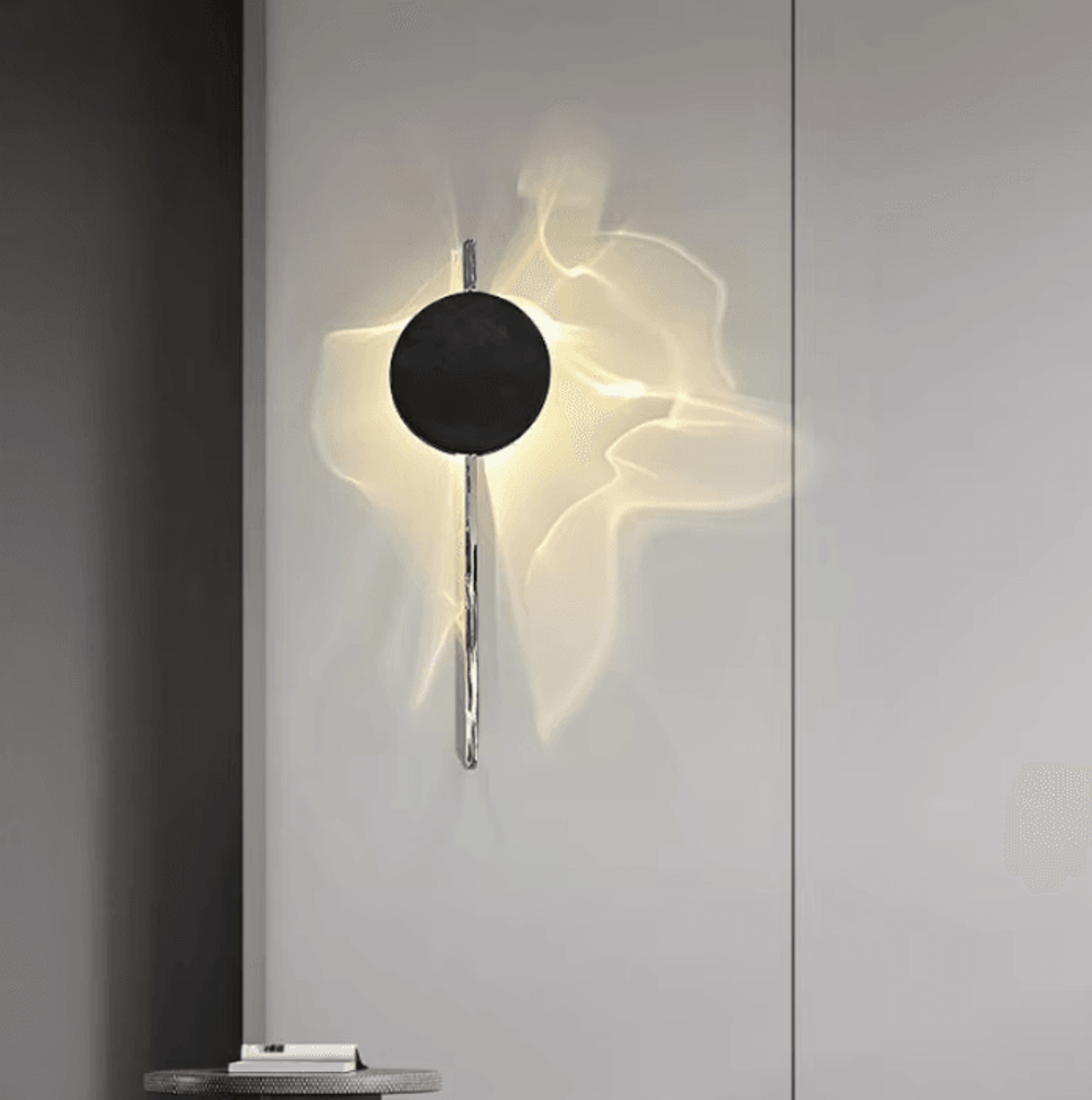 minimalist led wall lamp modern ambient sconce