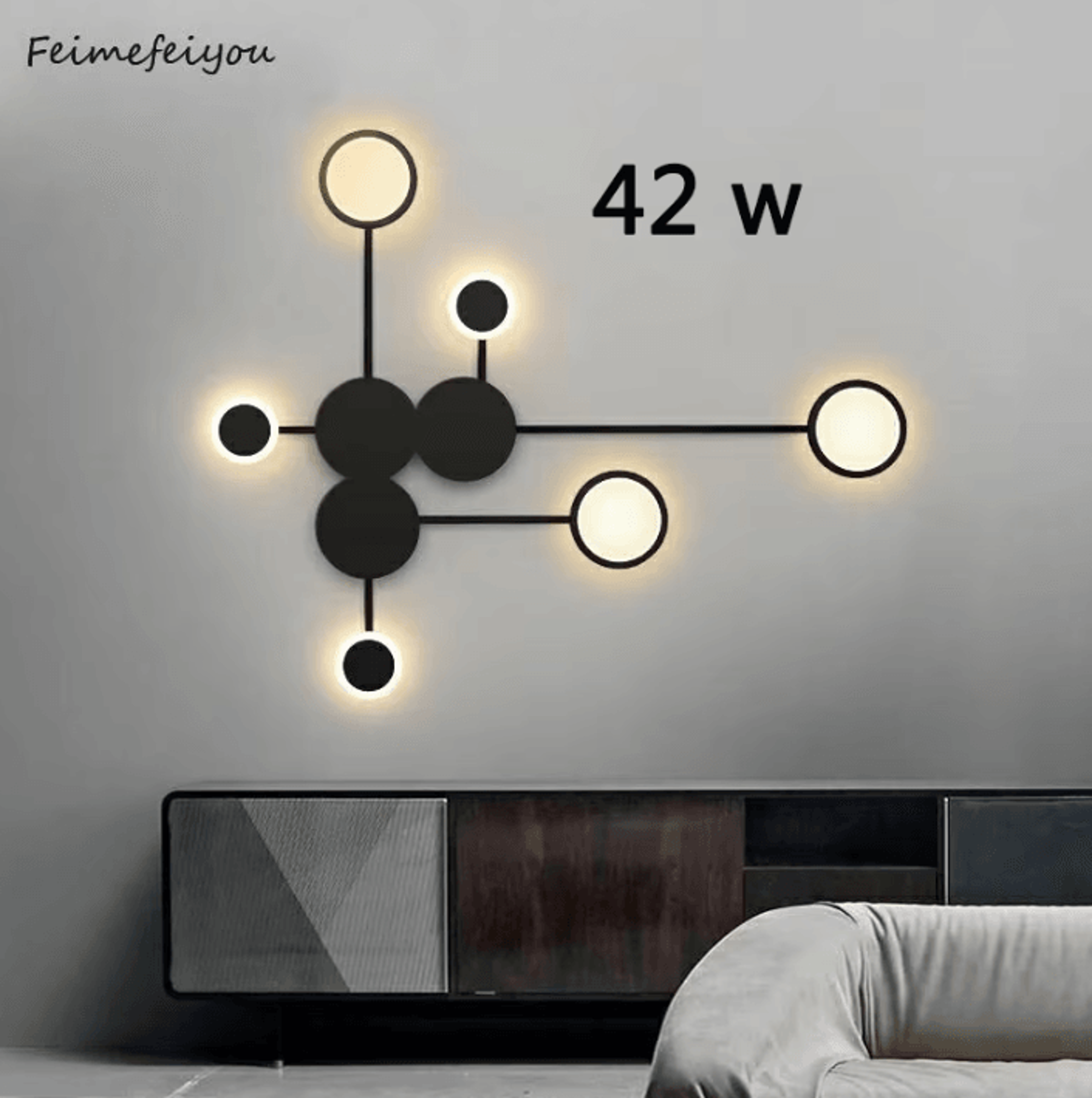 nordic modern minimalist led wall sconce