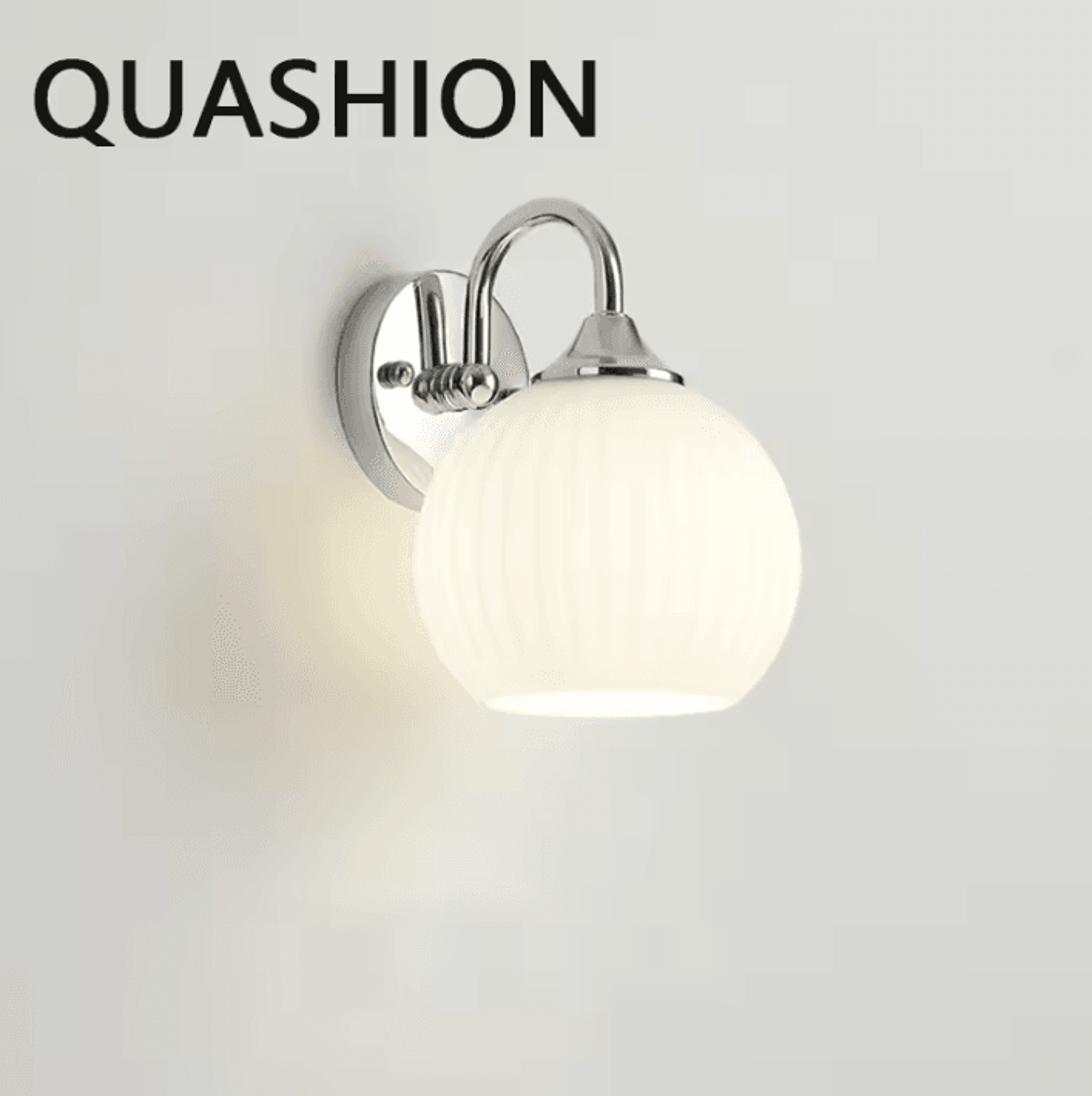 modern chrome led acrylic wall sconce