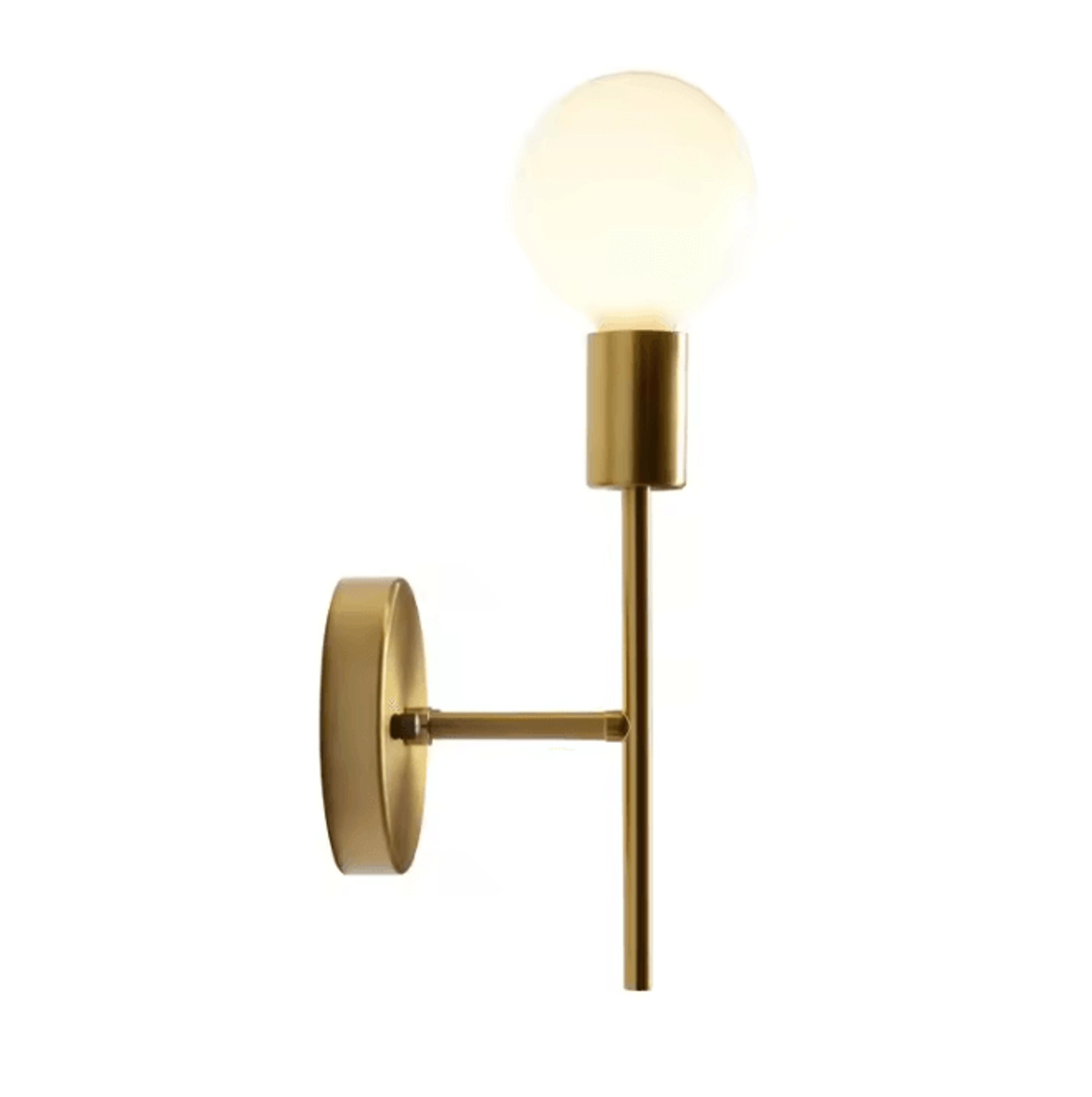 retro gold iron e27 wall sconce