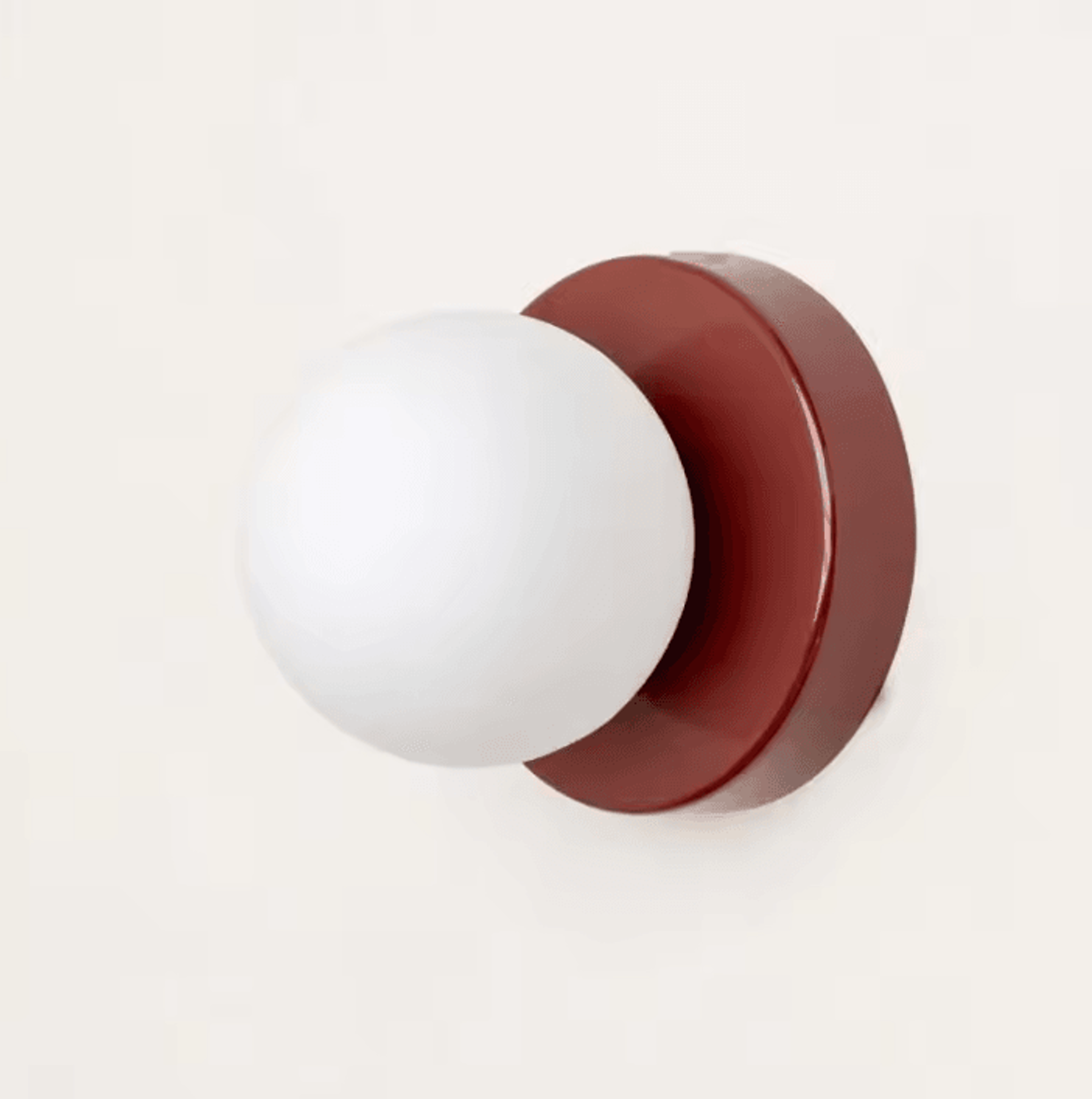 macaron mini glass wall sconce