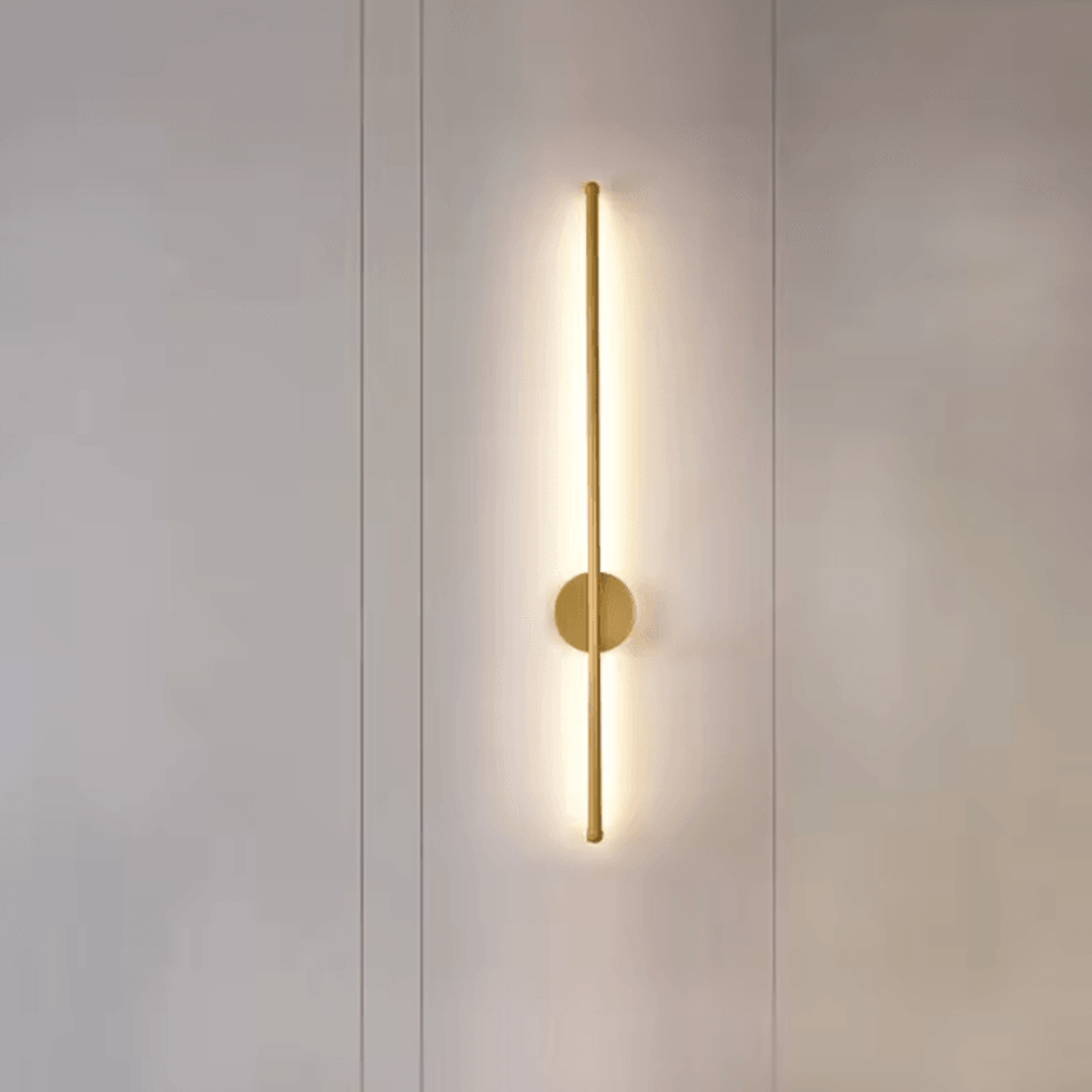 nordic minimalist linear led wall light