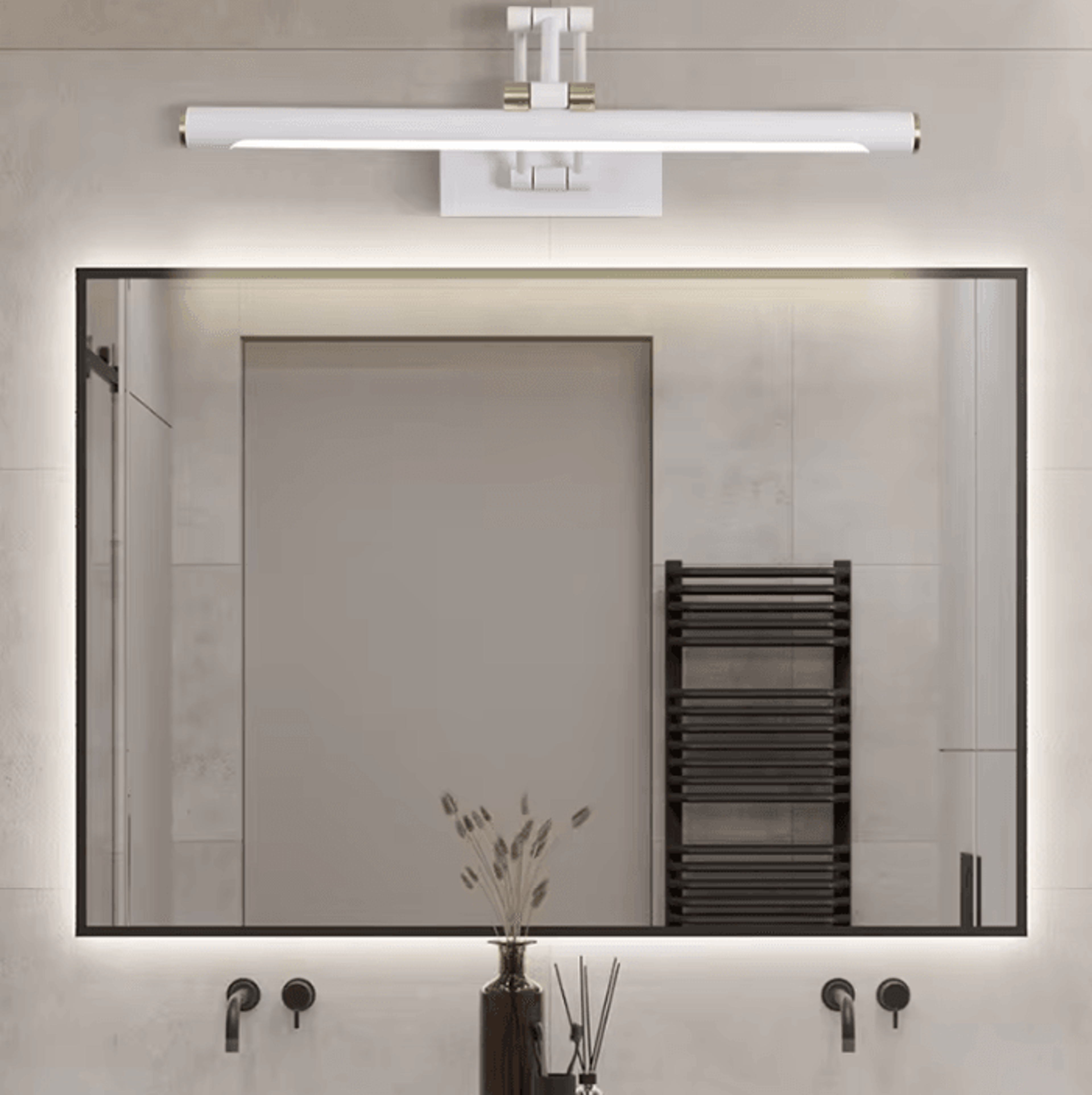 modern foldable led mirror wall lamp
