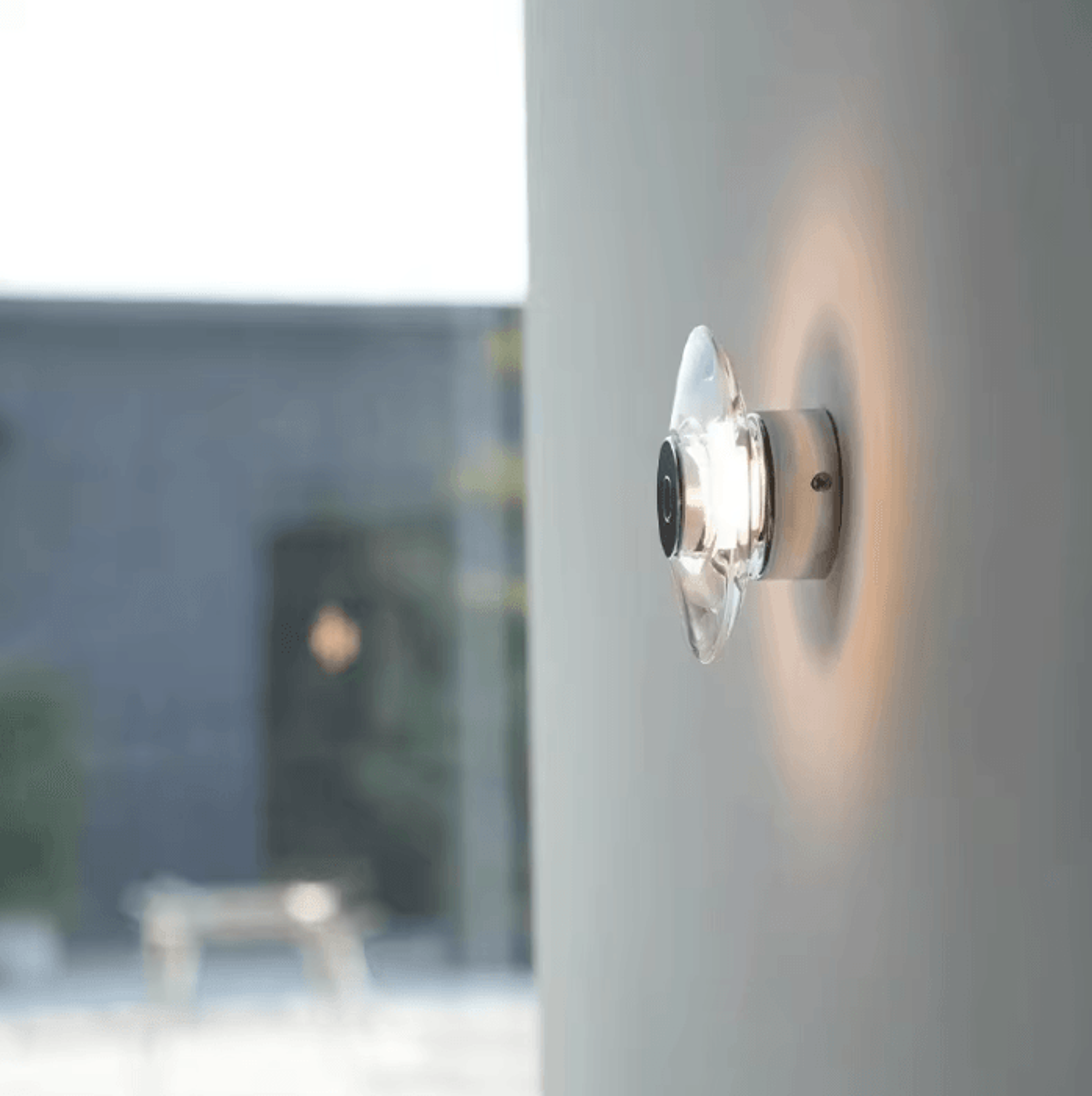 italian round crystal led wall sconce