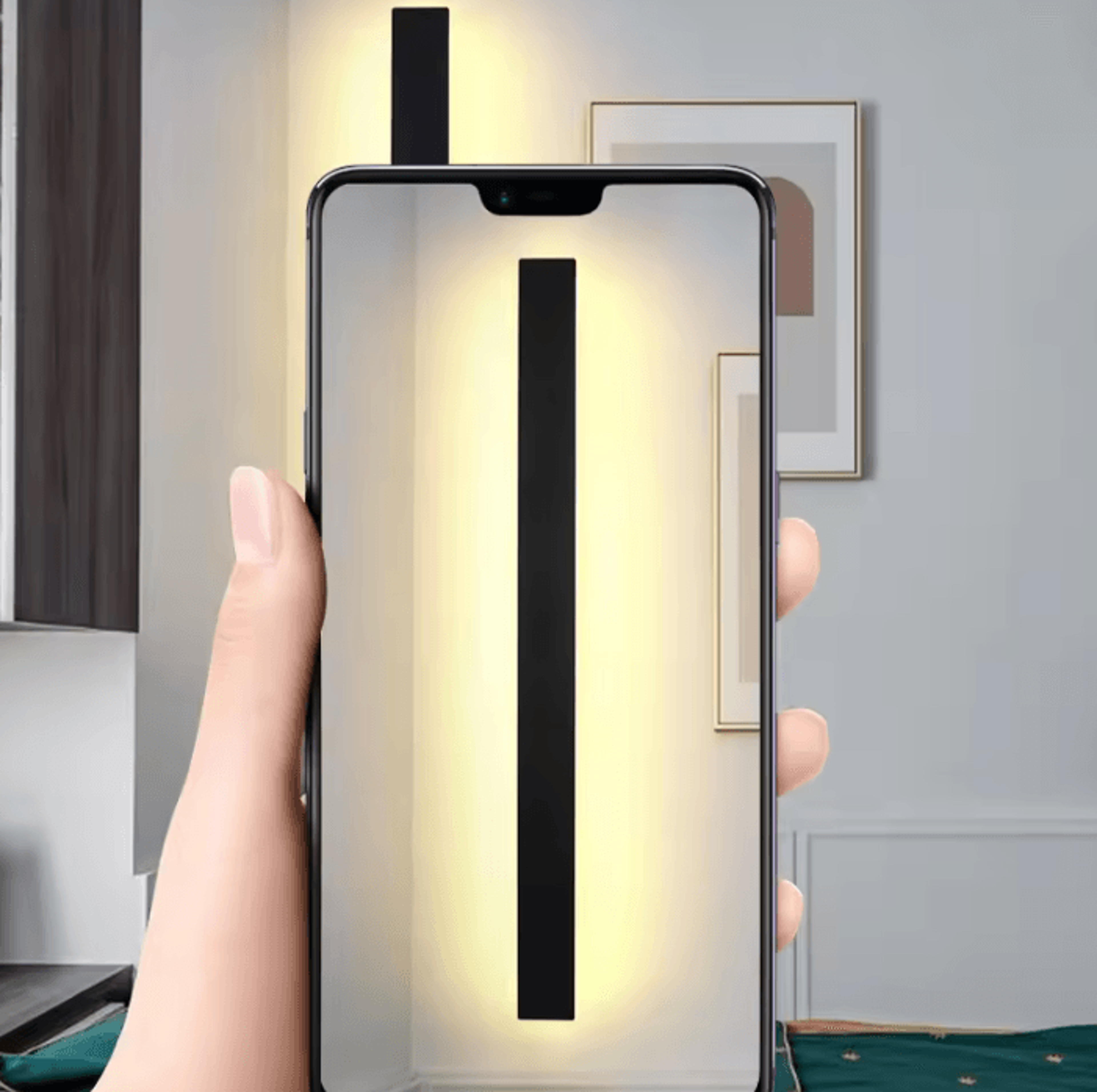 modern 40cm linear led wall light