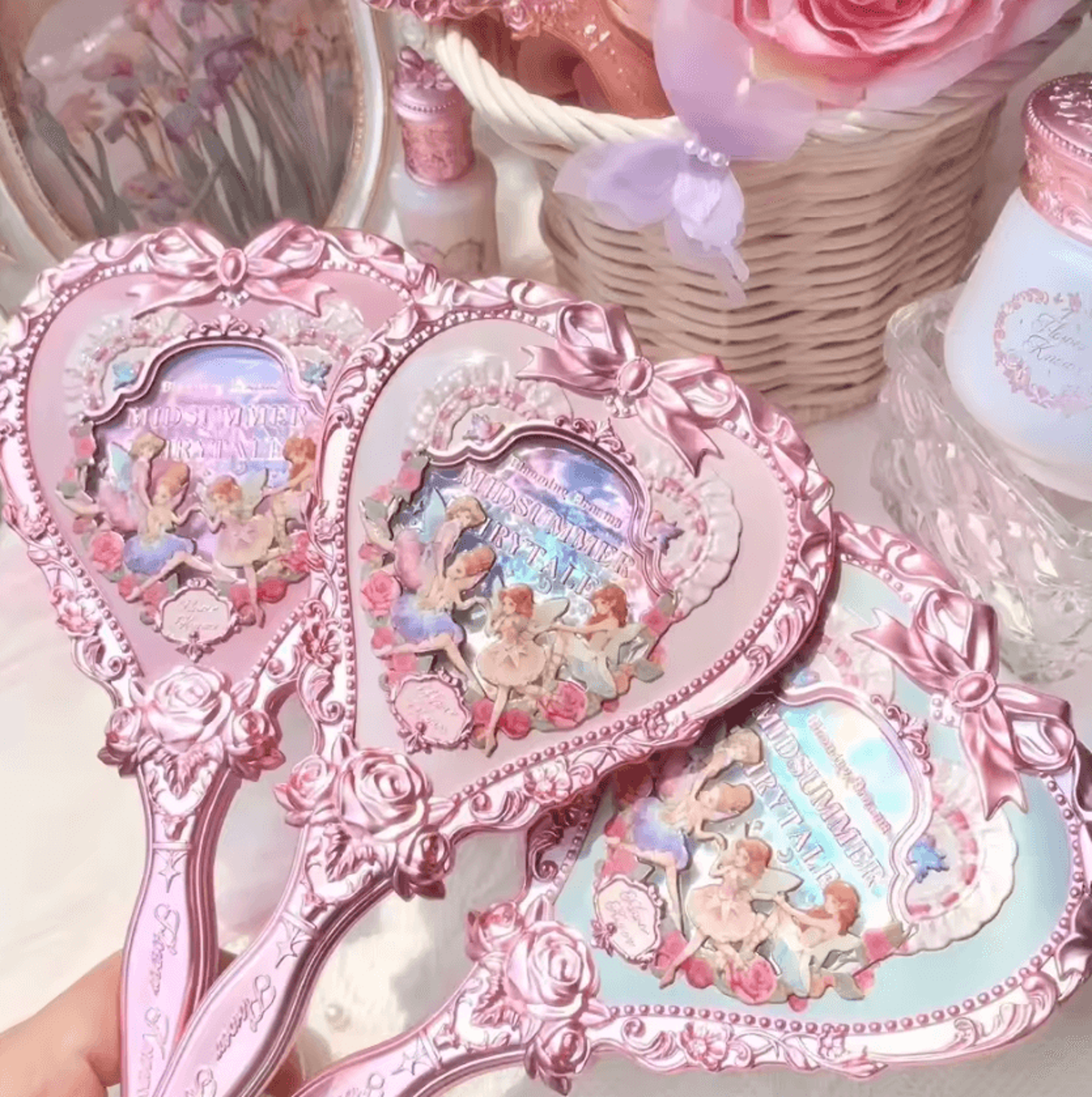 flower knows midsummer fairytales hand mirror