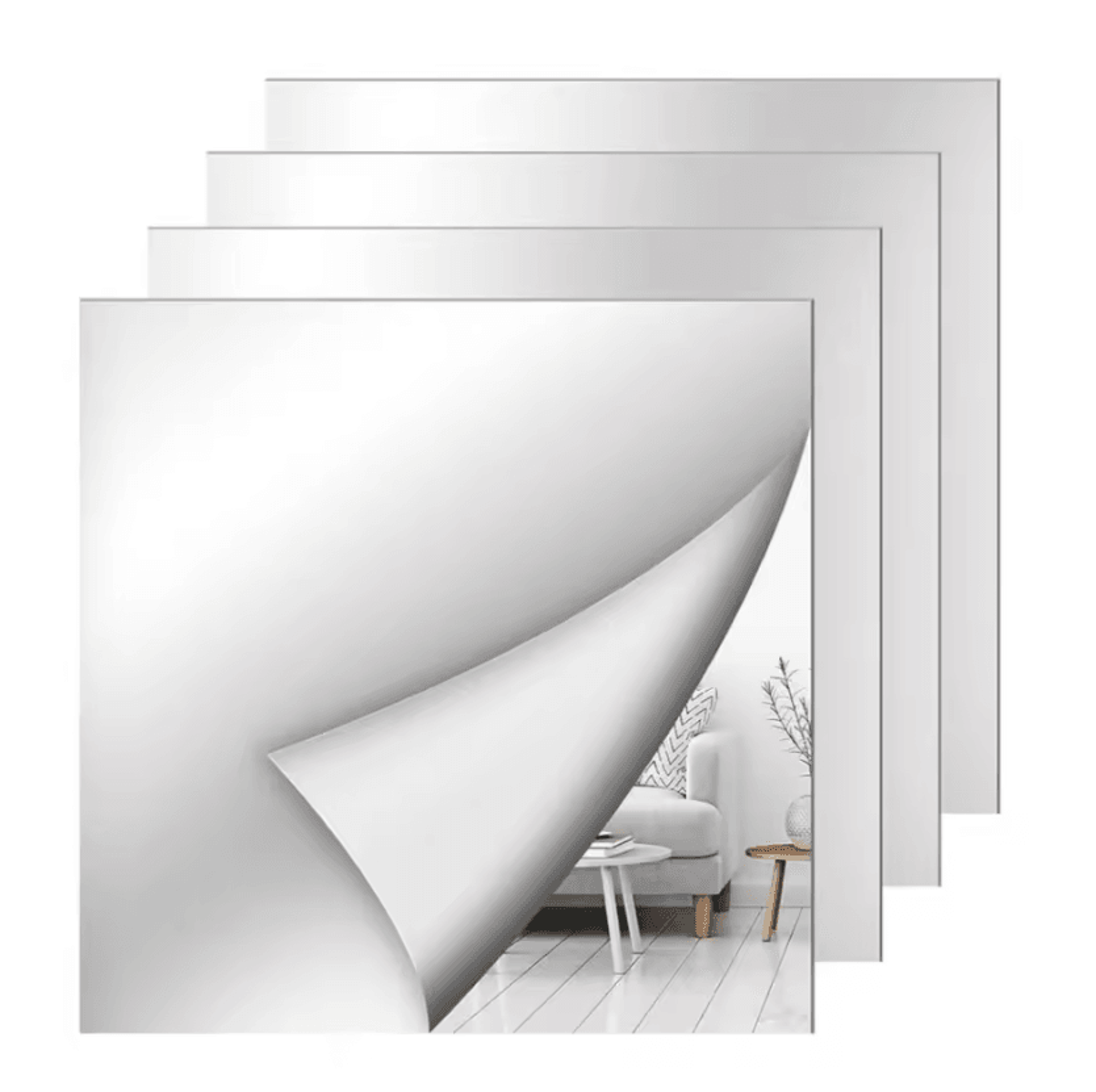 self adhesive shatterproof acrylic mirror sheet