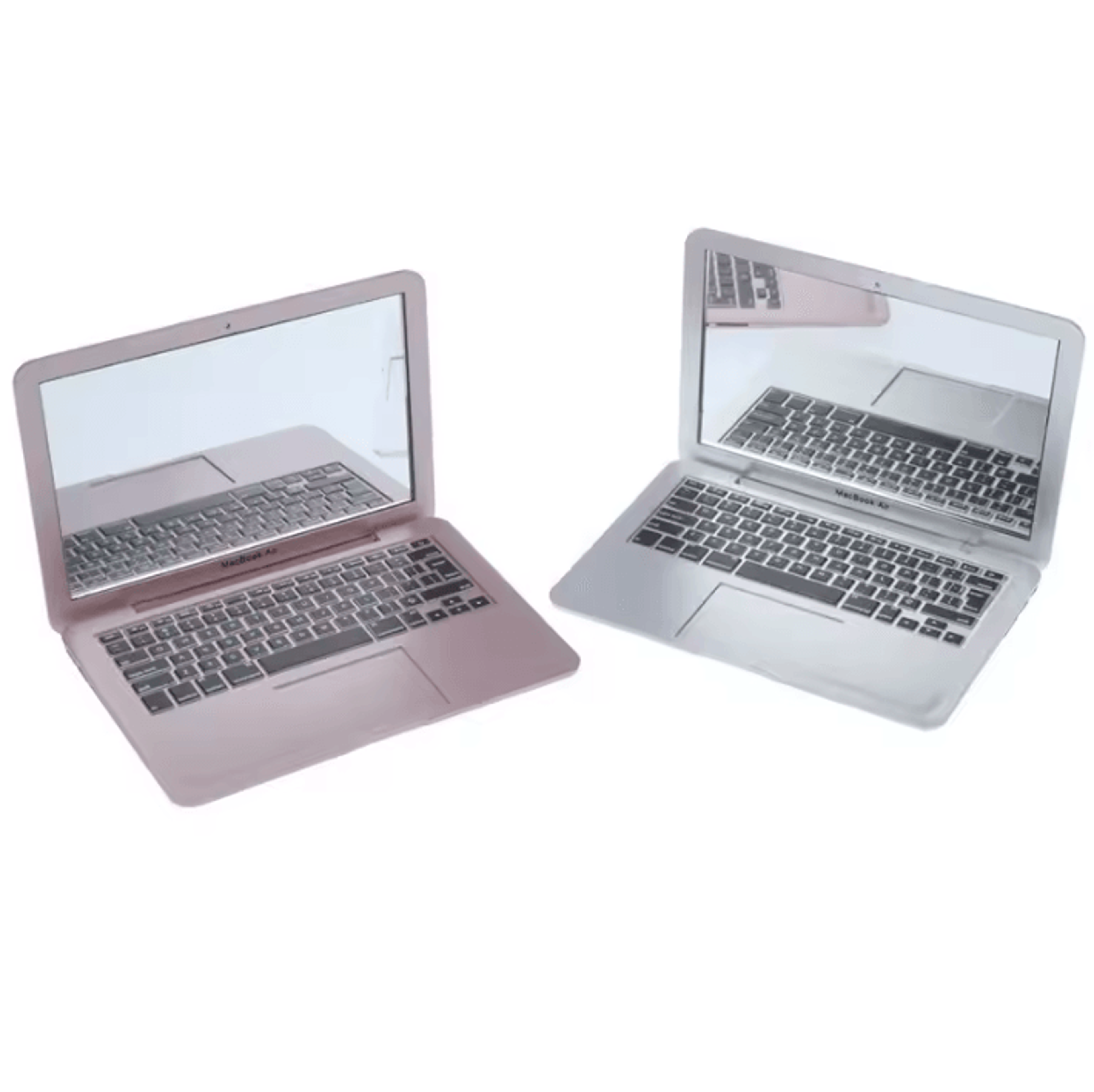 mini laptop shaped pocket makeup mirror