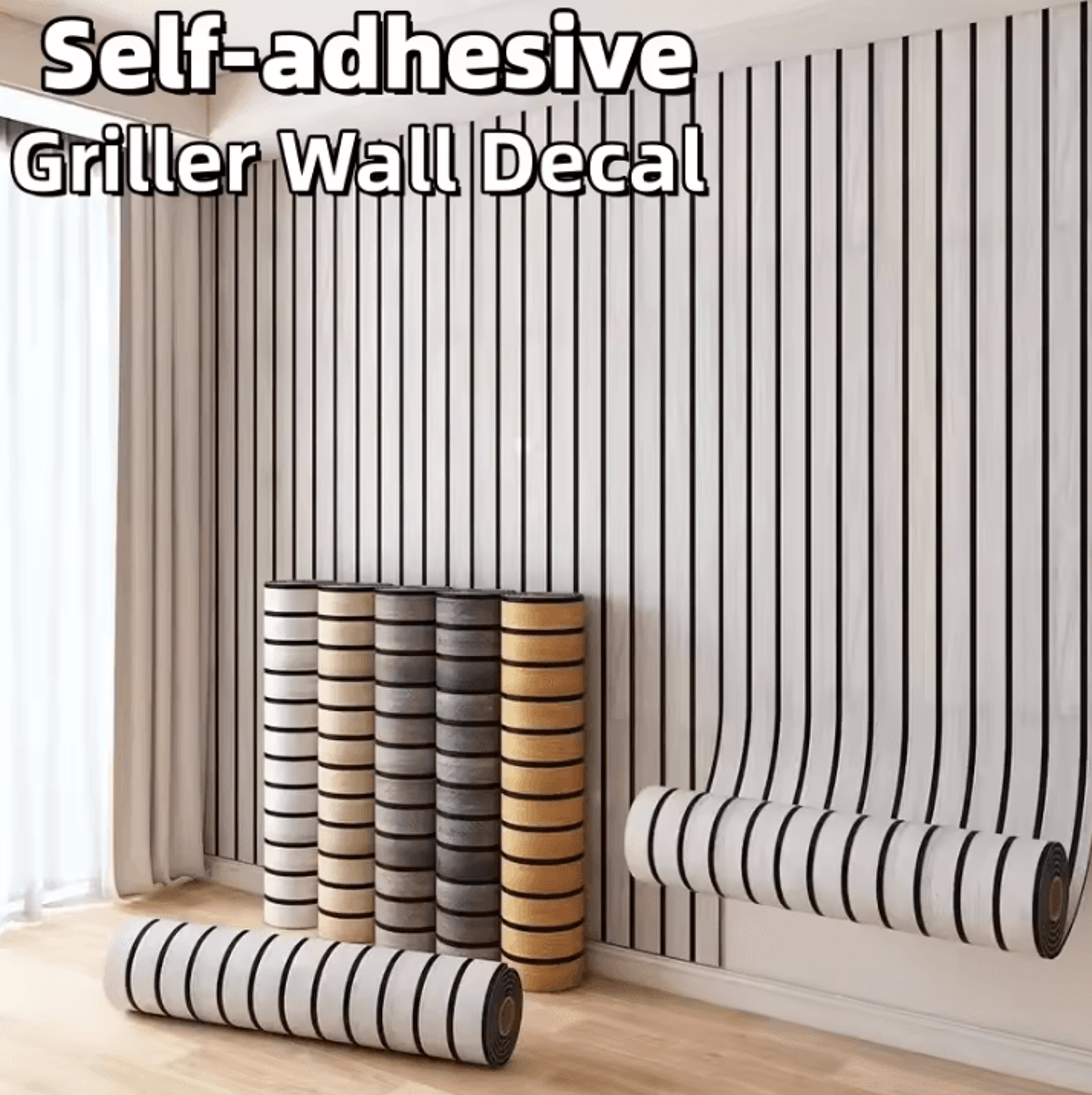 3m self adhesive grid wall sticker waterproof thickened wall decor