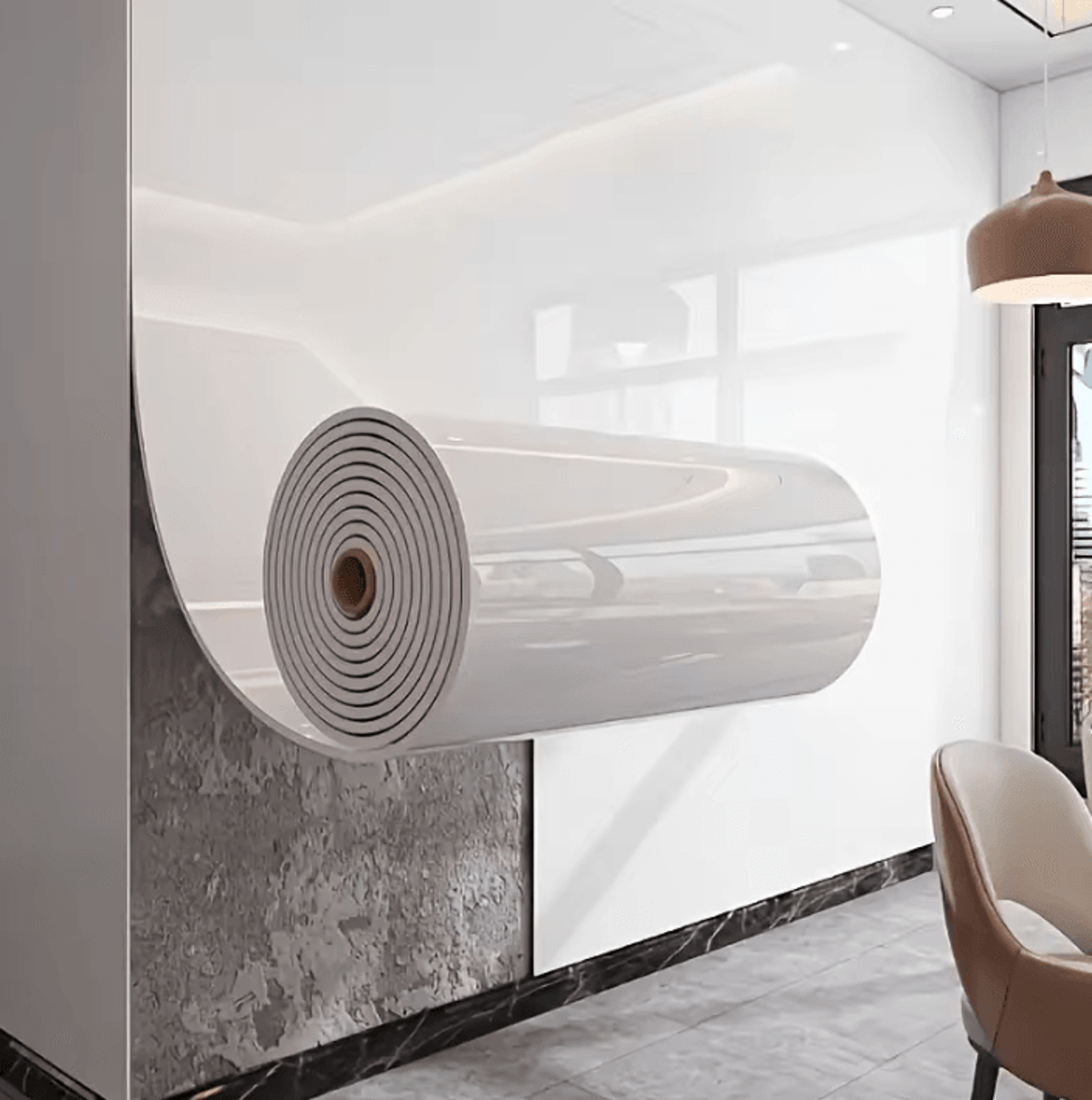 marble foam peel and stick waterproof wallpaper