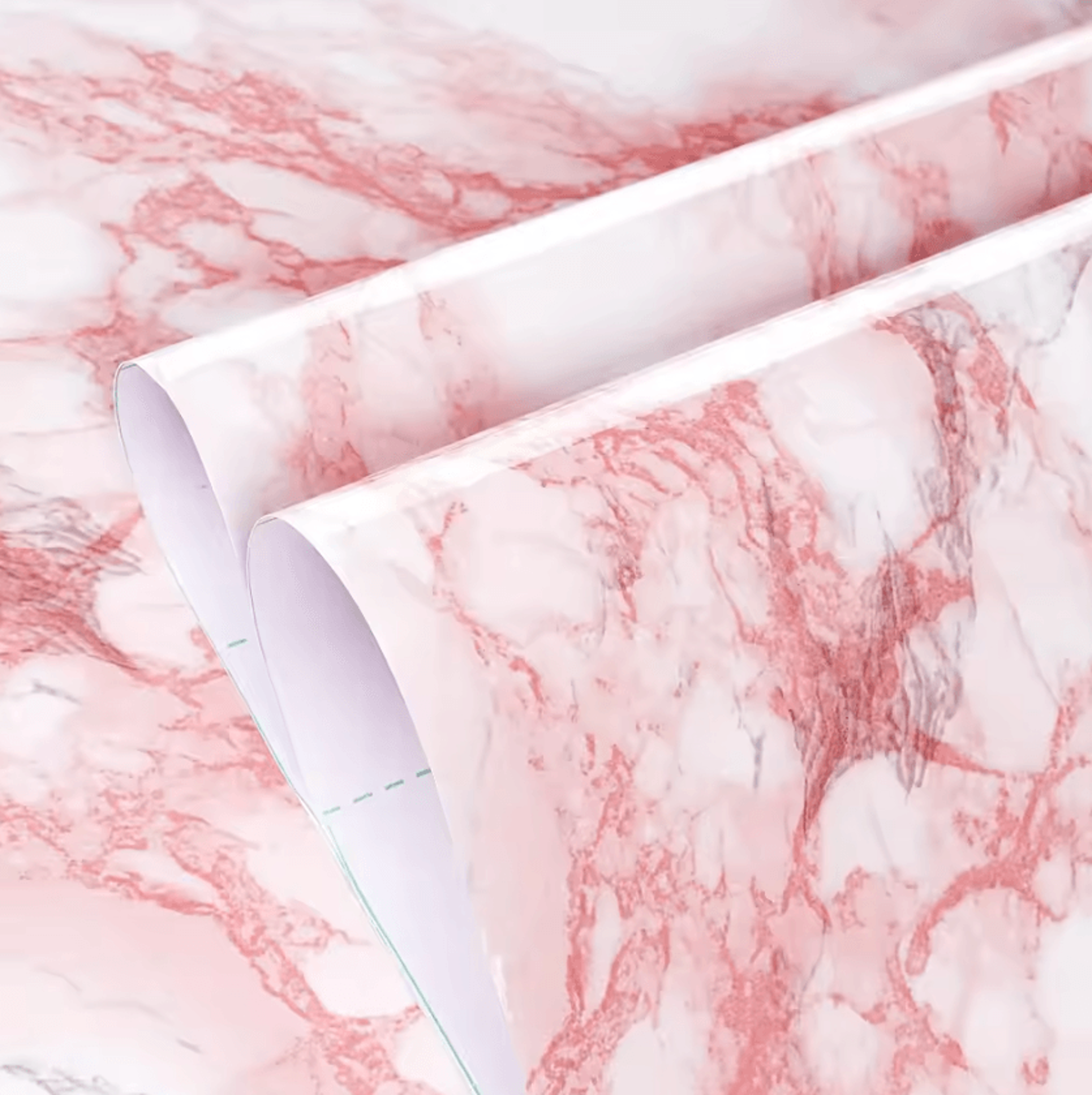pink marble peel and stick waterproof wallpaper
