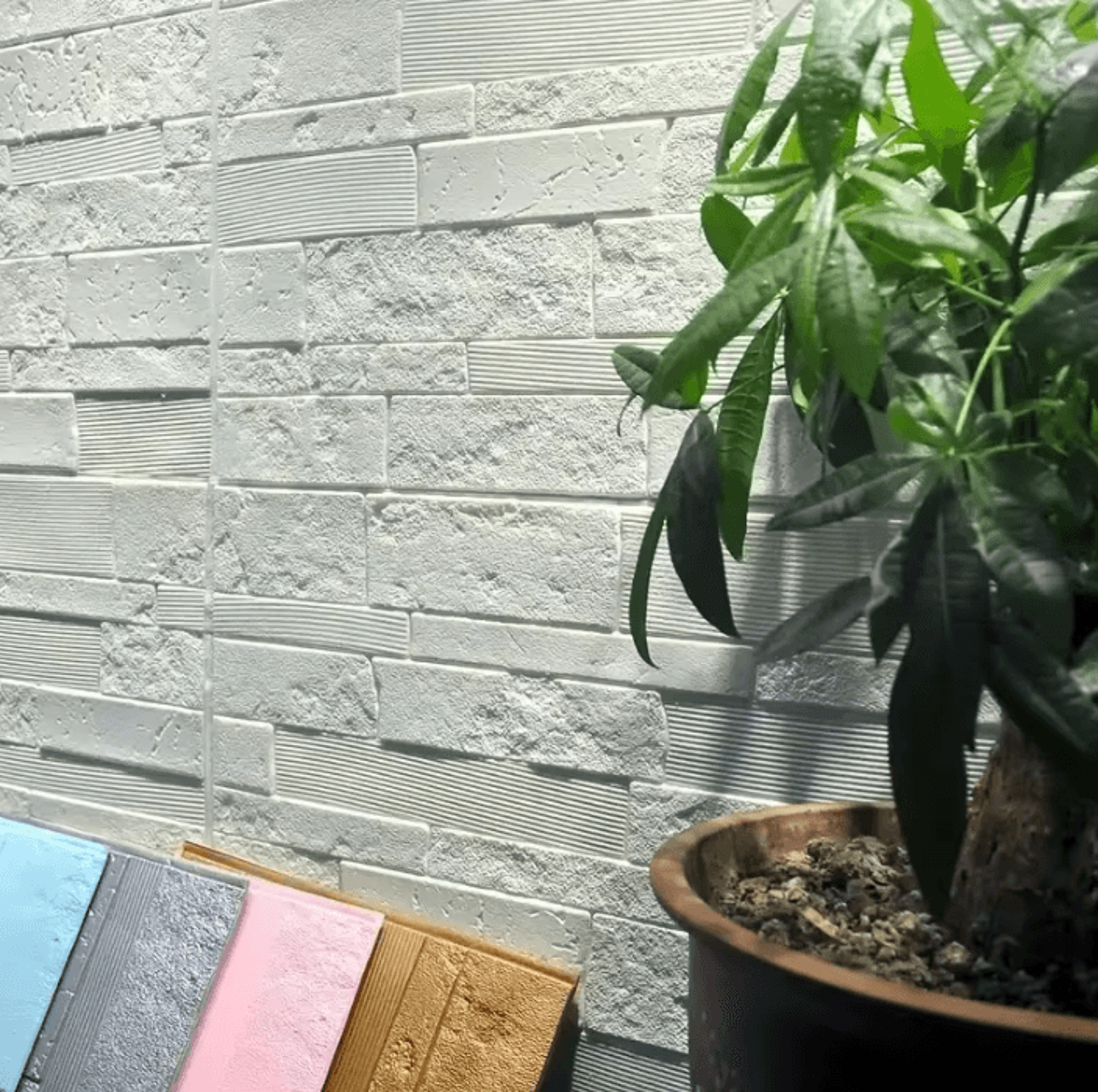 3d brick peel and stick waterproof wall panels