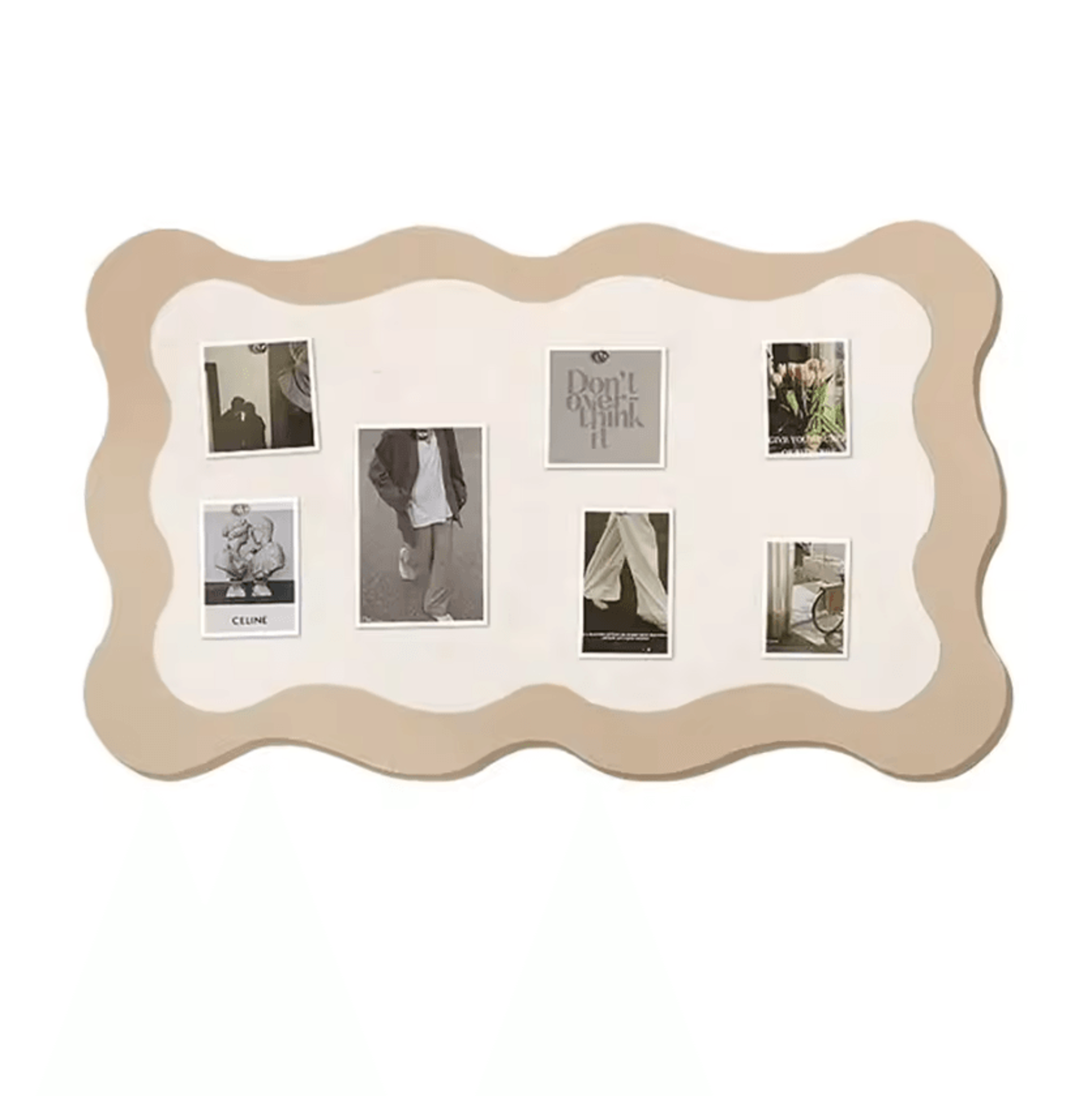 60x40cm self adhesive felt bulletin board no drill photo and message board