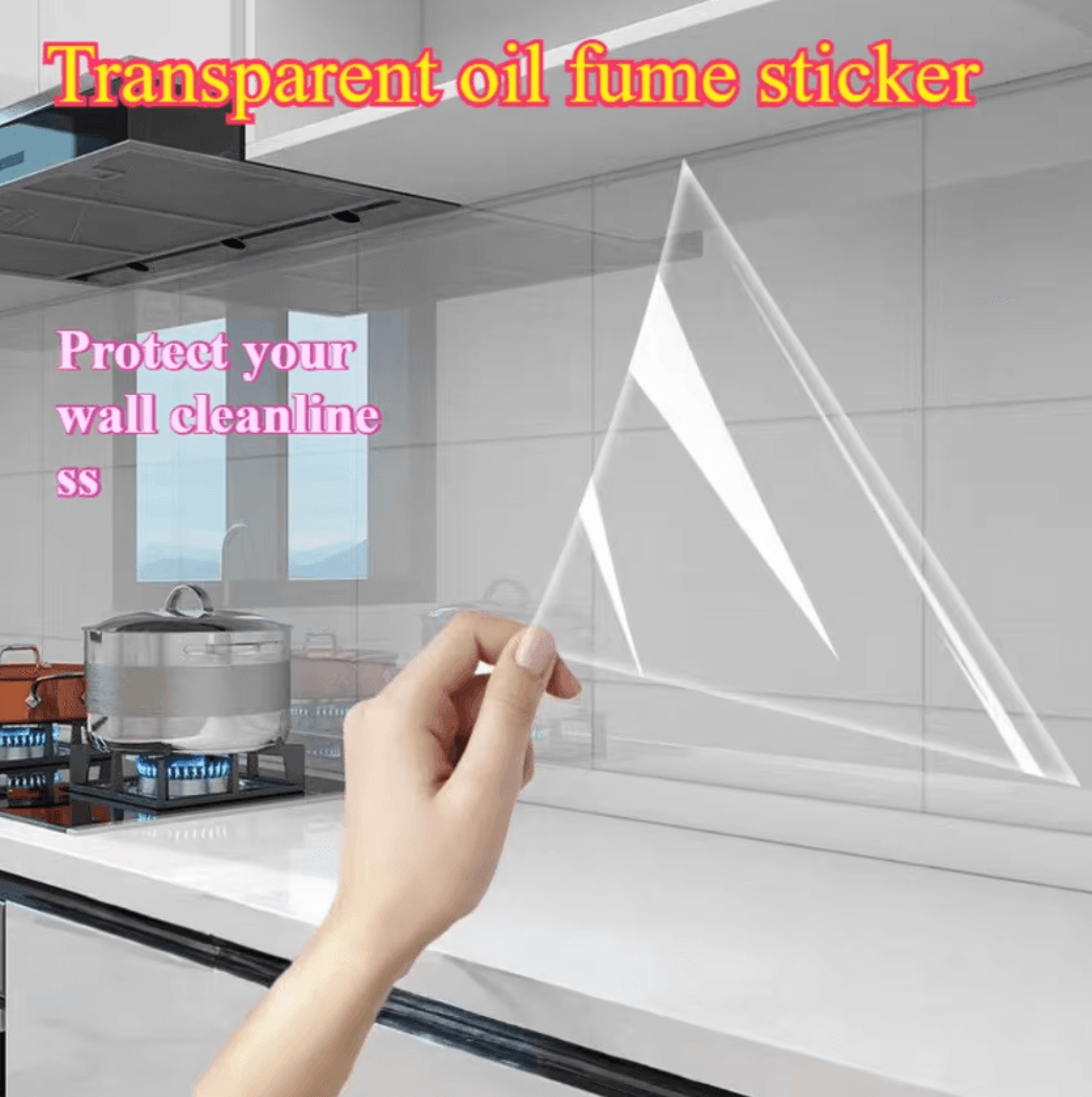 heat resistant kitchen peel and stick backsplash waterproof pvc wall sticker