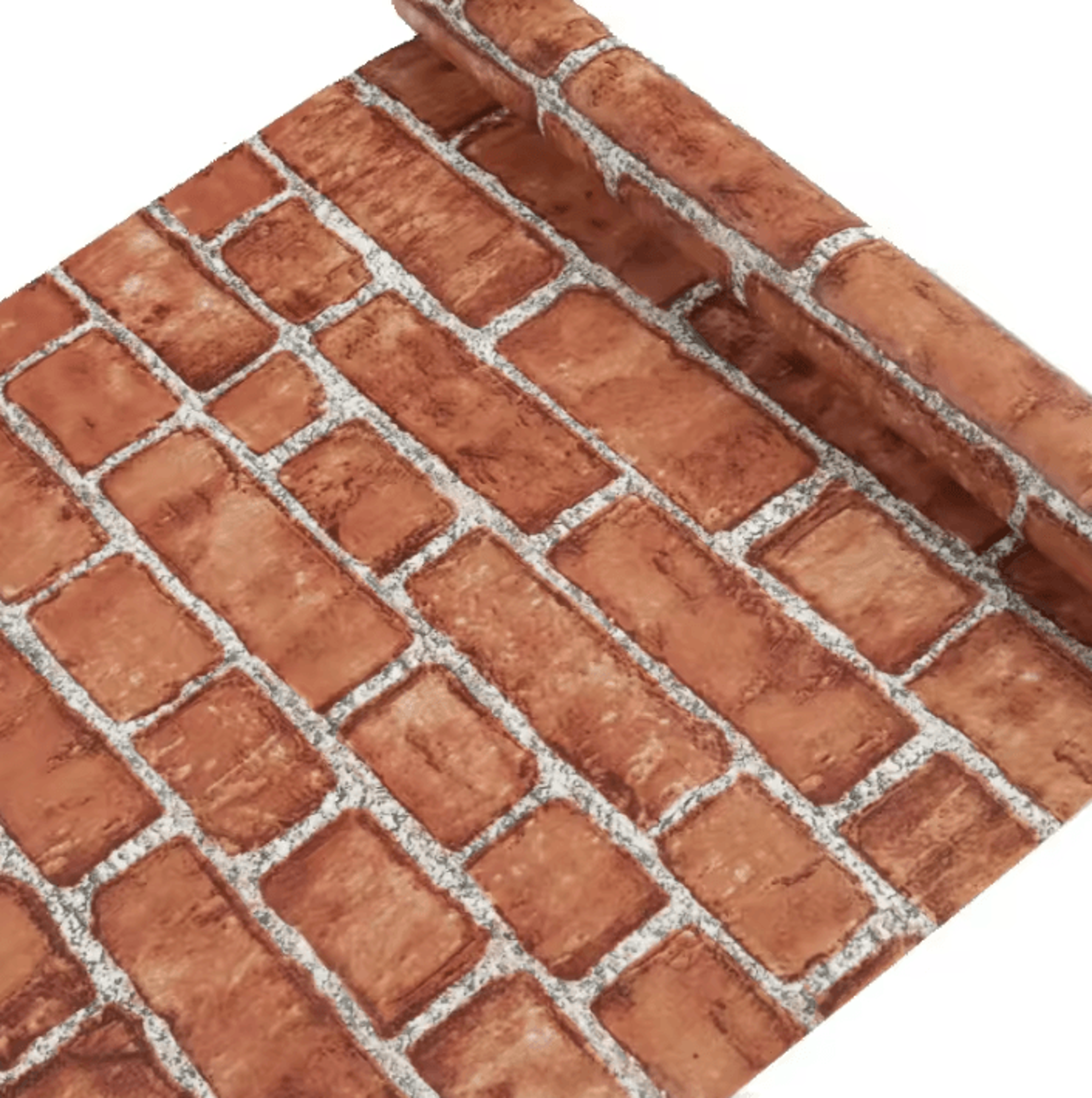 45cm retro brick peel and stick wallpaper waterproof pvc wall decor