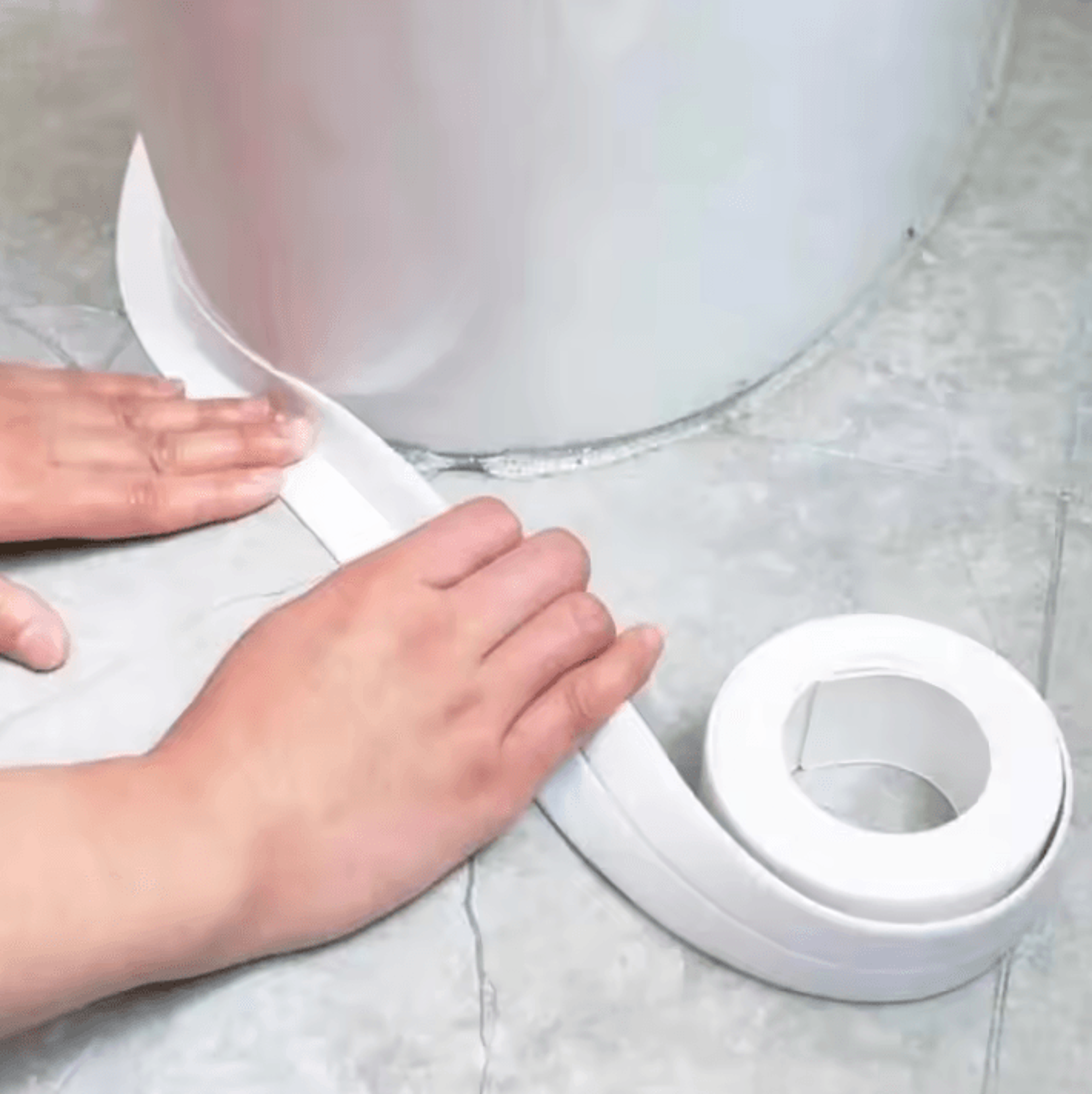 3.2m waterproof anti mold caulk tape self adhesive sink sealing strip