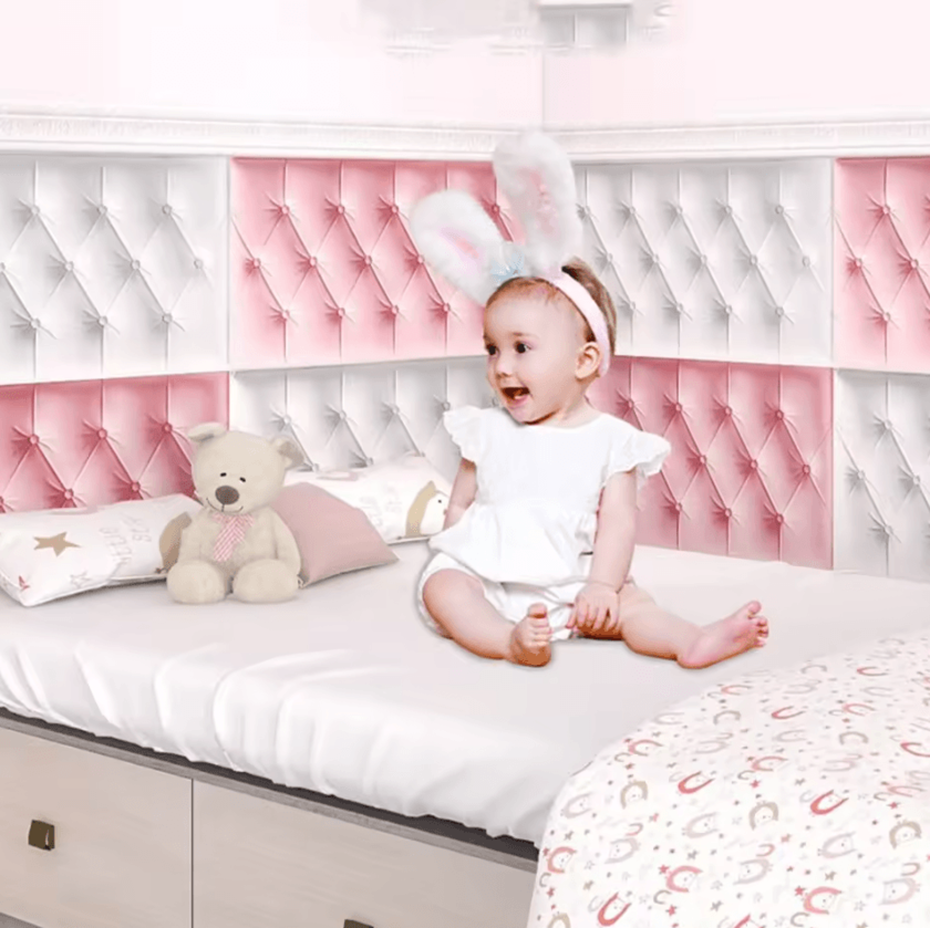 thick 3d soft cushion peel and stick wall panels anti collision wallpaper