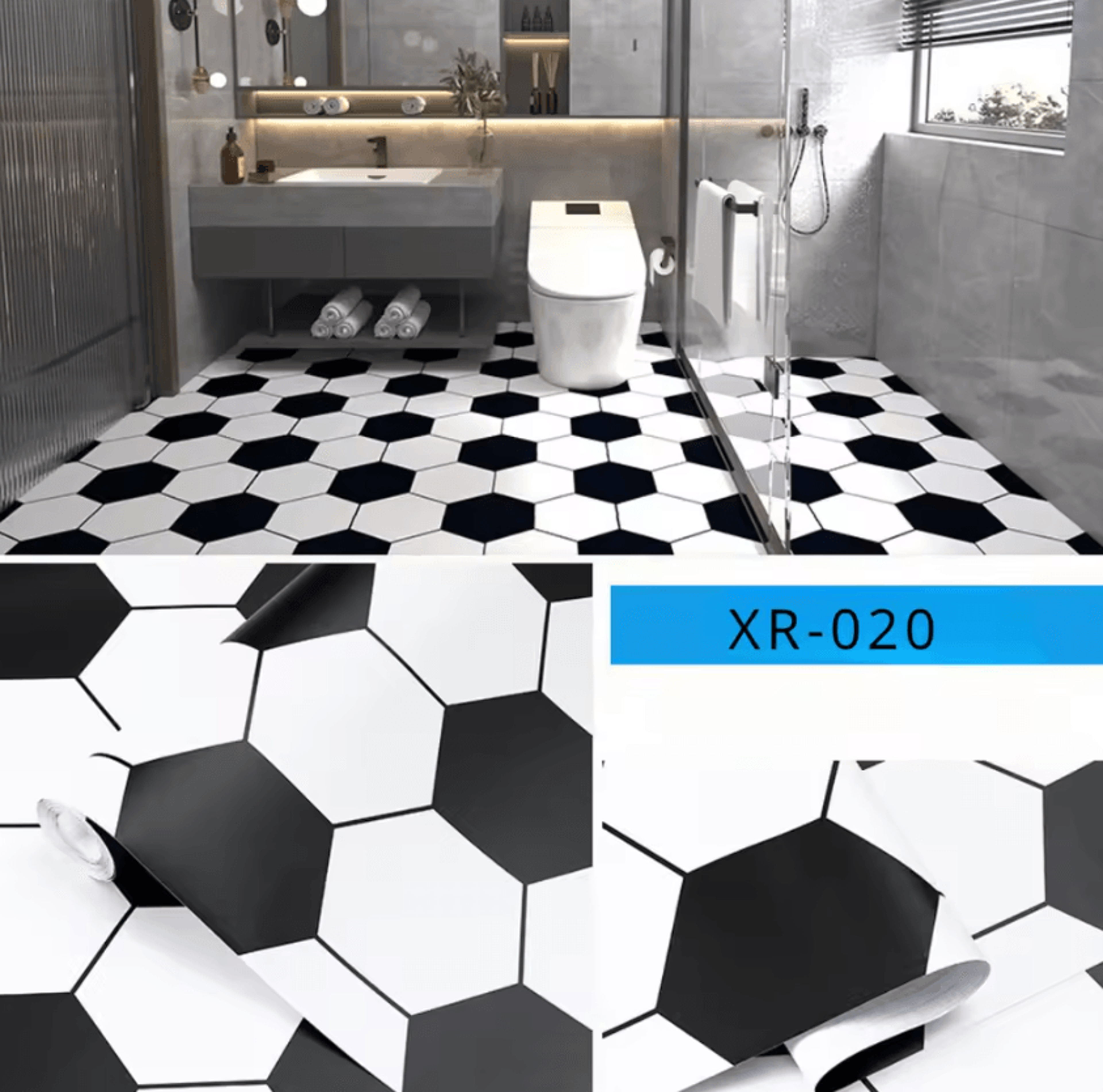 waterproof non slip peel and stick floor sticker wear resistant pvc flooring