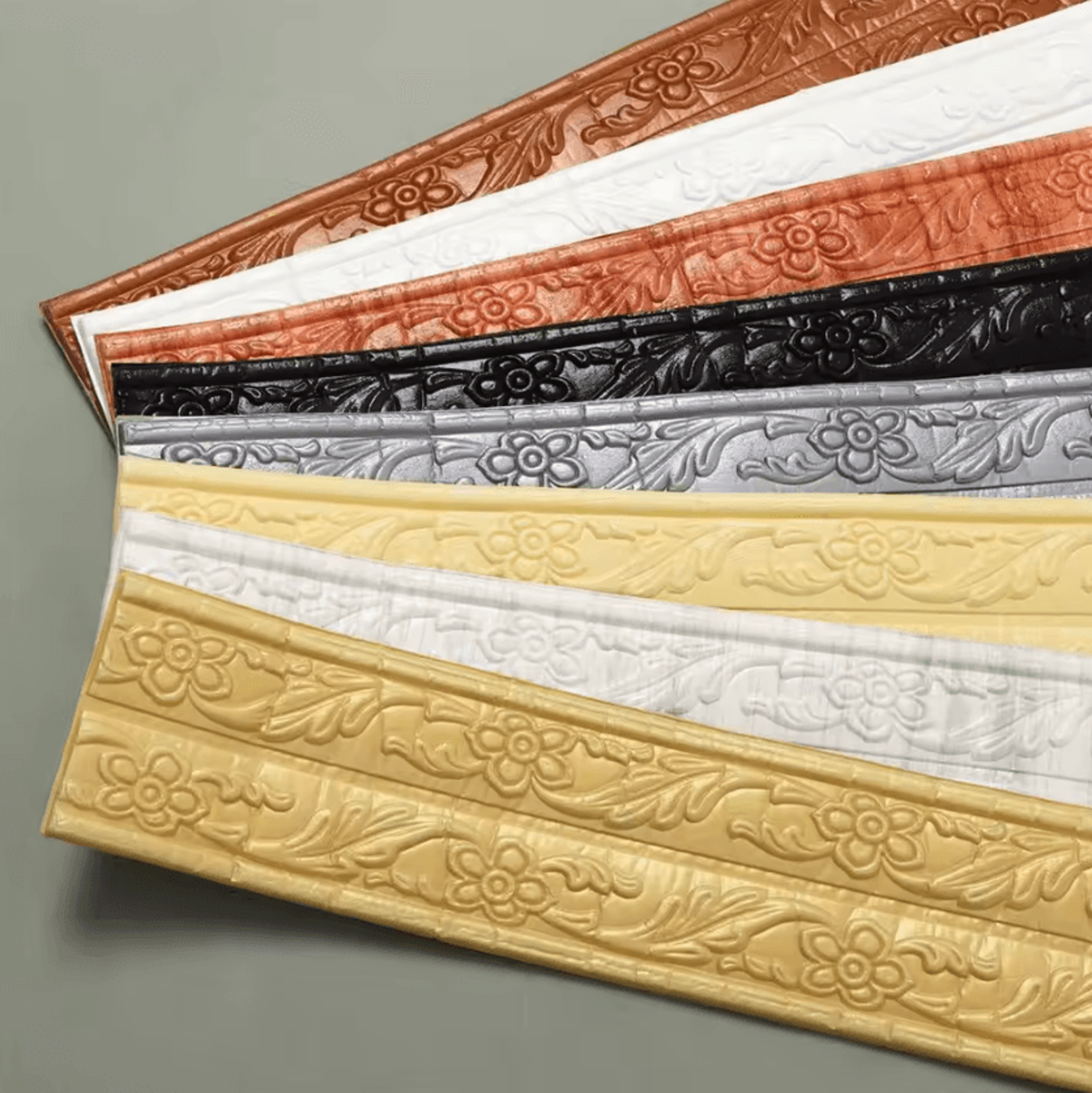 3d peel and stick decorative wall border trim