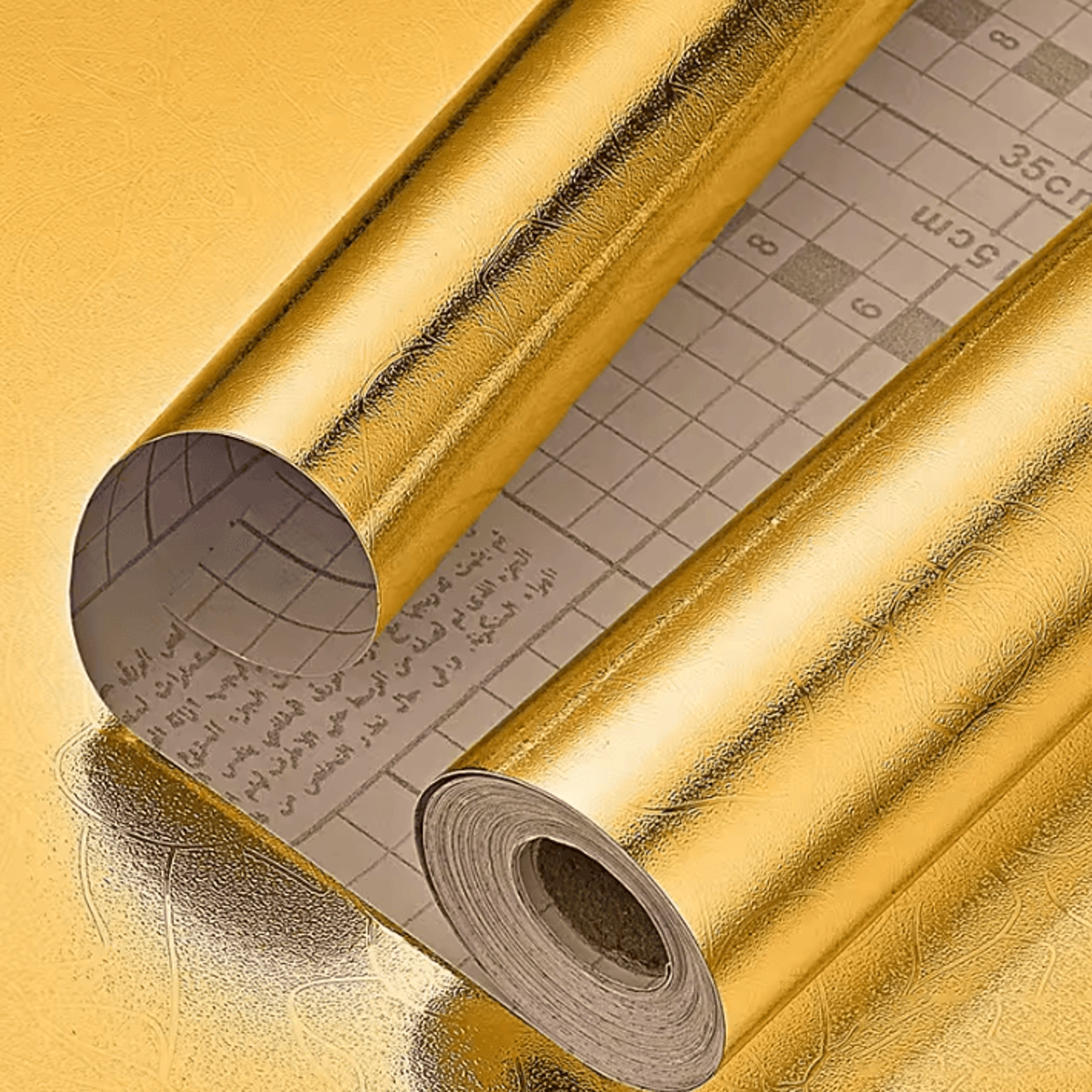 brushed metallic peel and stick furniture wrap