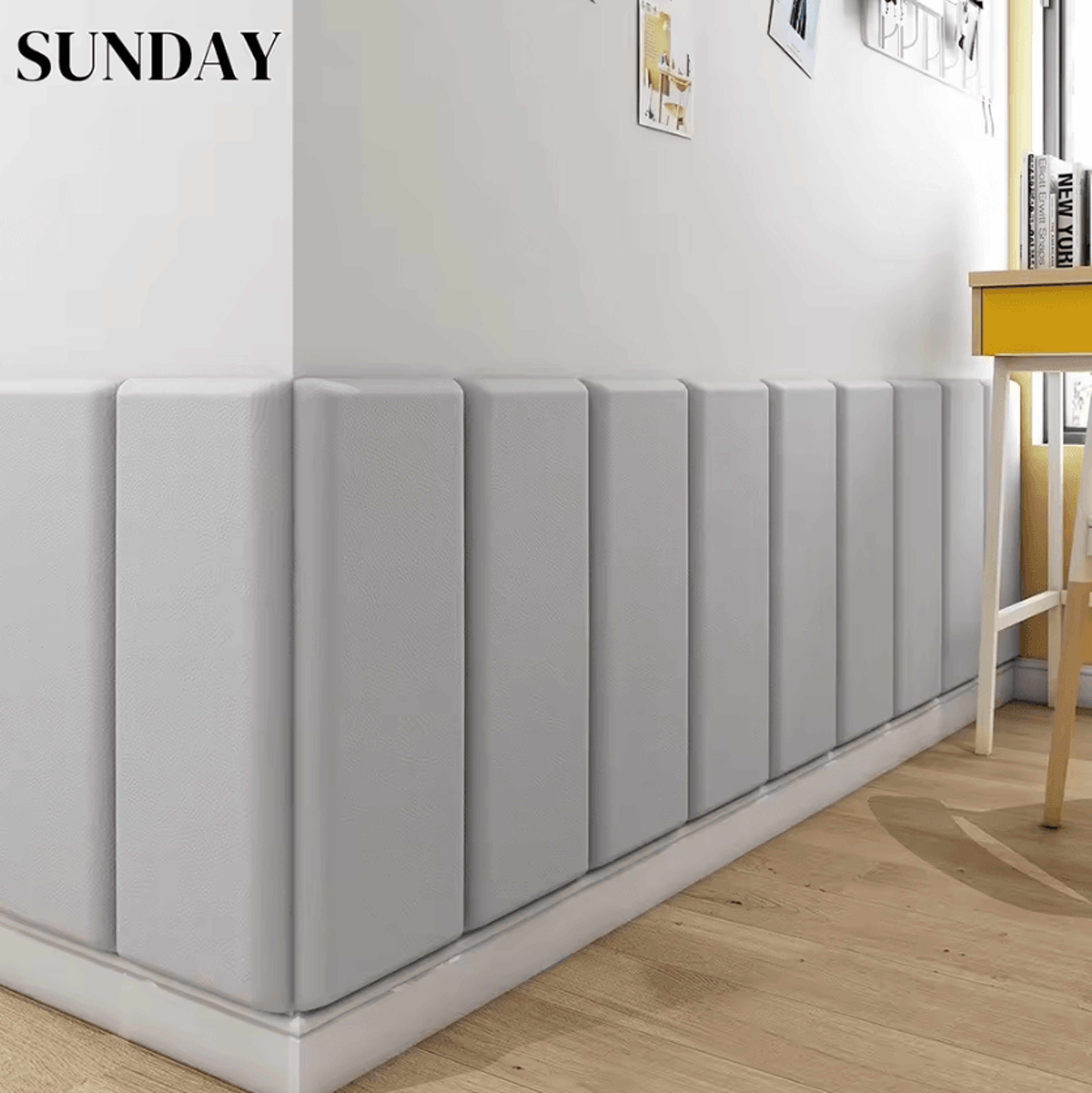 3d padded leather peel and stick wall panels